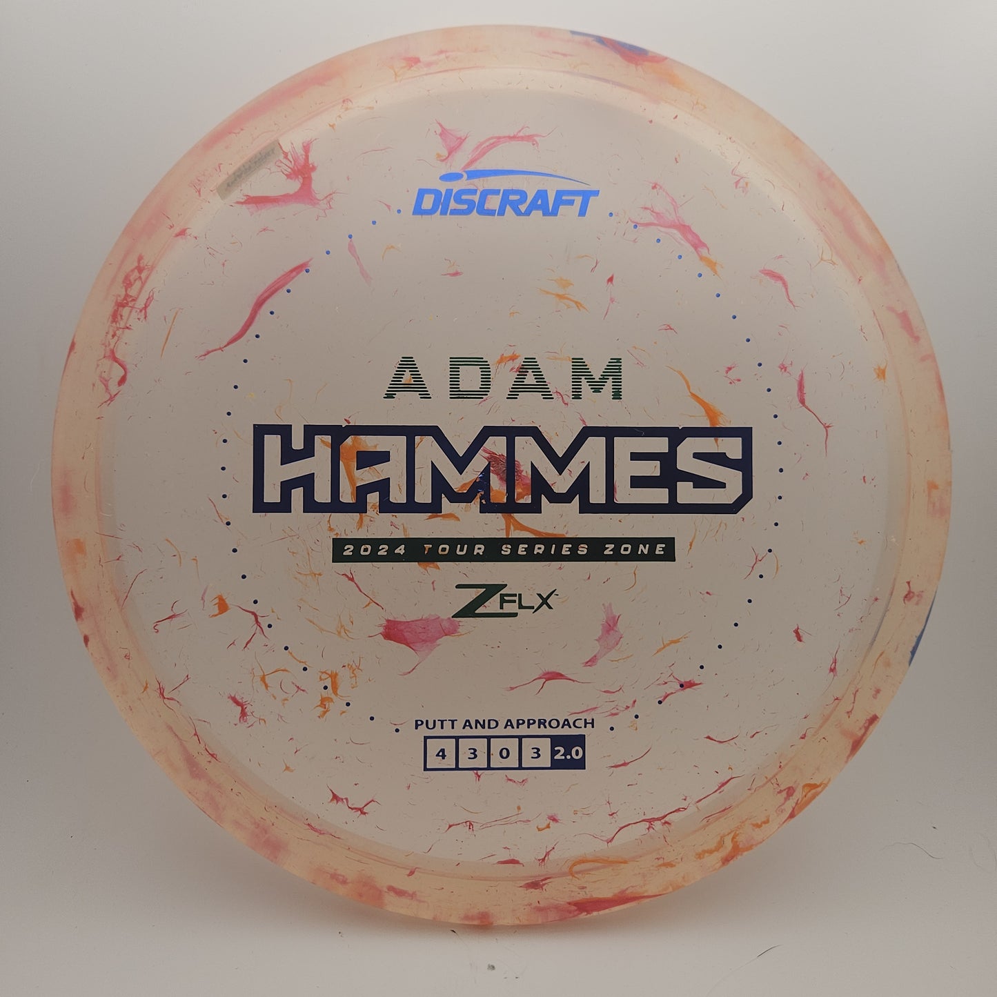 #6474 173-174g Pink, Adam Hammes Tour Series Jawbreaker Z Flx Zone