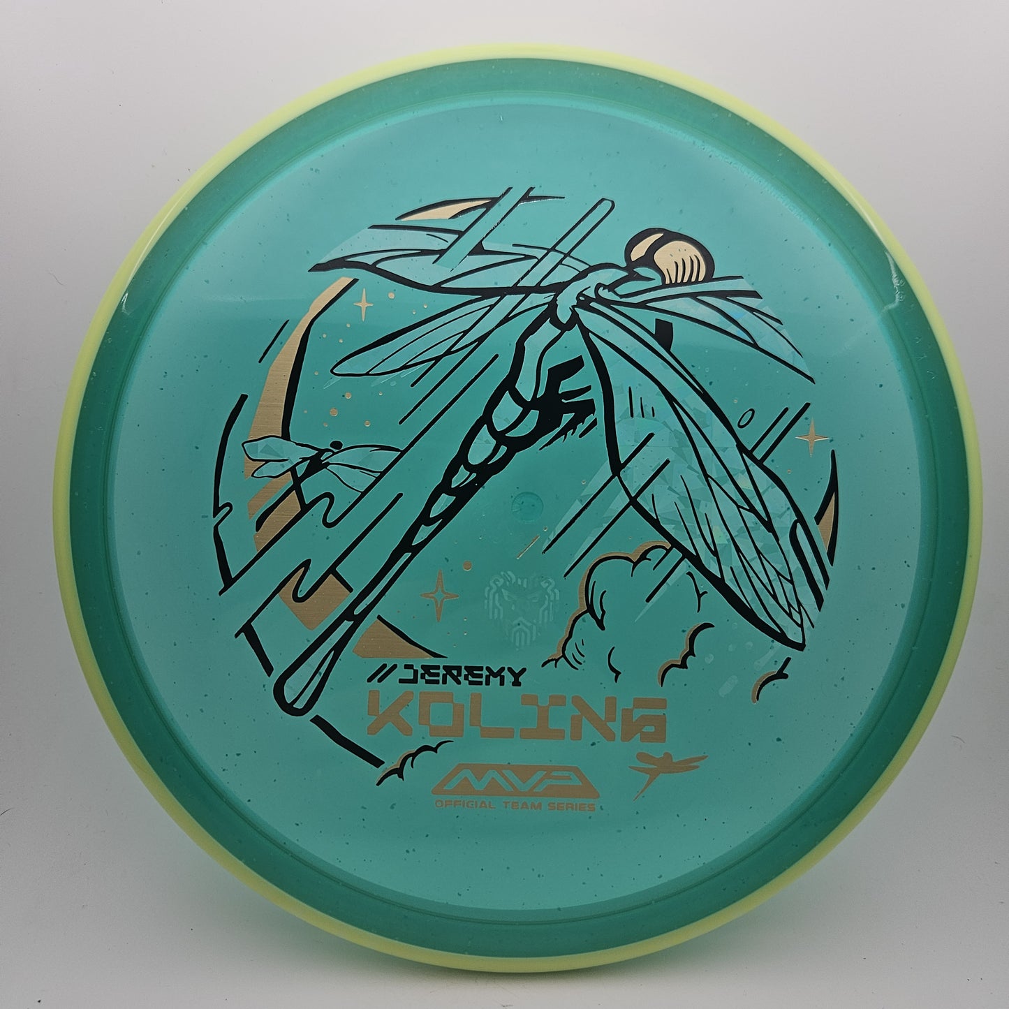 #10798 172g Teal / Green, Jeremy Koling Team Series Particle Glow Proton Tempo - Jeremy Koling Team Series