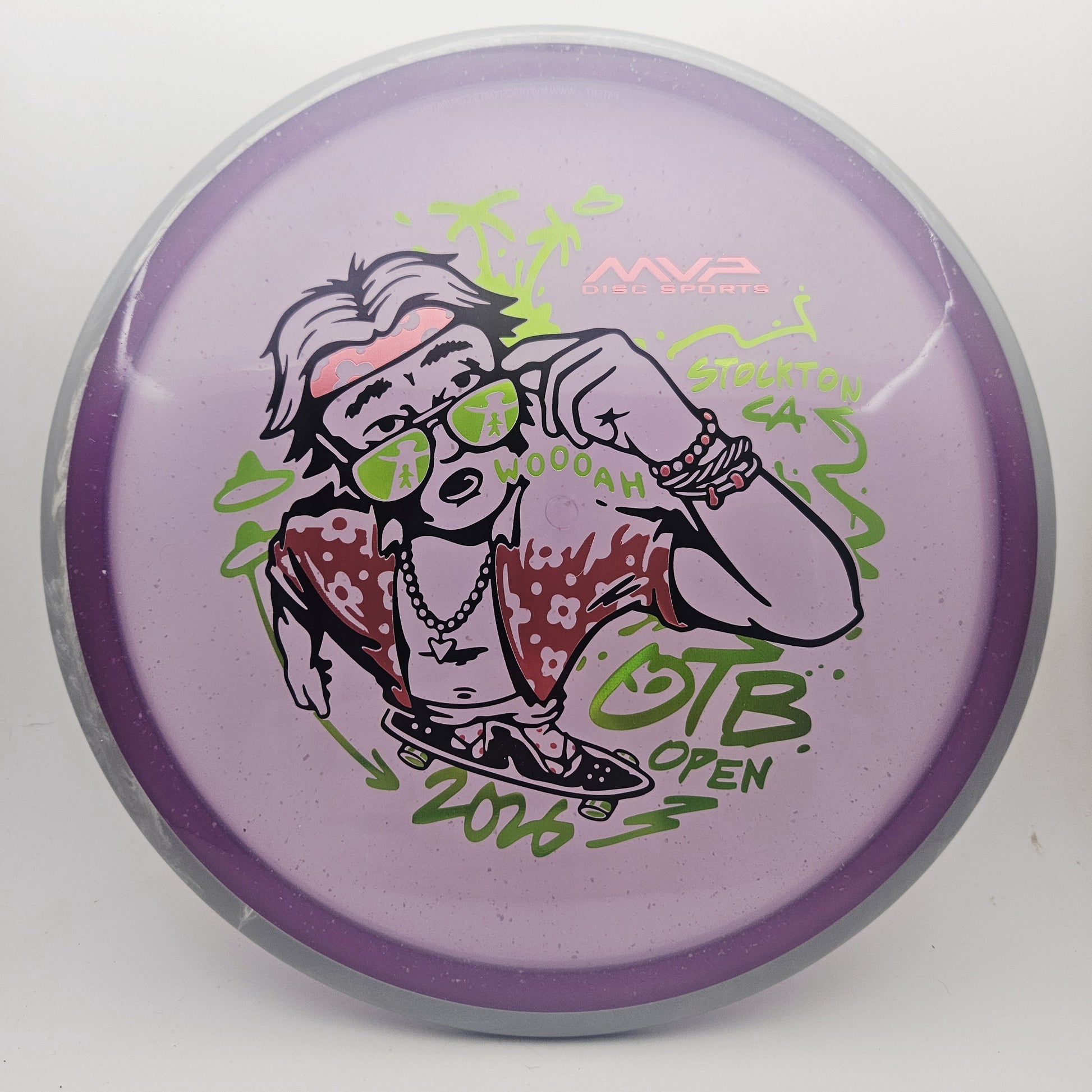 #18955 176g Purple / Grey, OTB Open Particle Proton Soft Hex - OTB Open