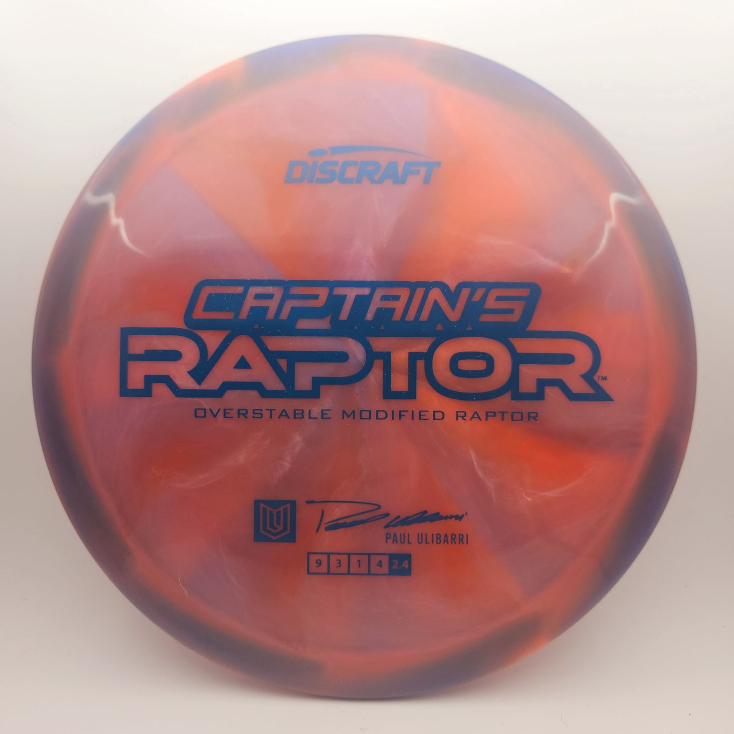 #11948 173-174g Pink, Paul Ulibarri Z Swirl Captain's Raptor