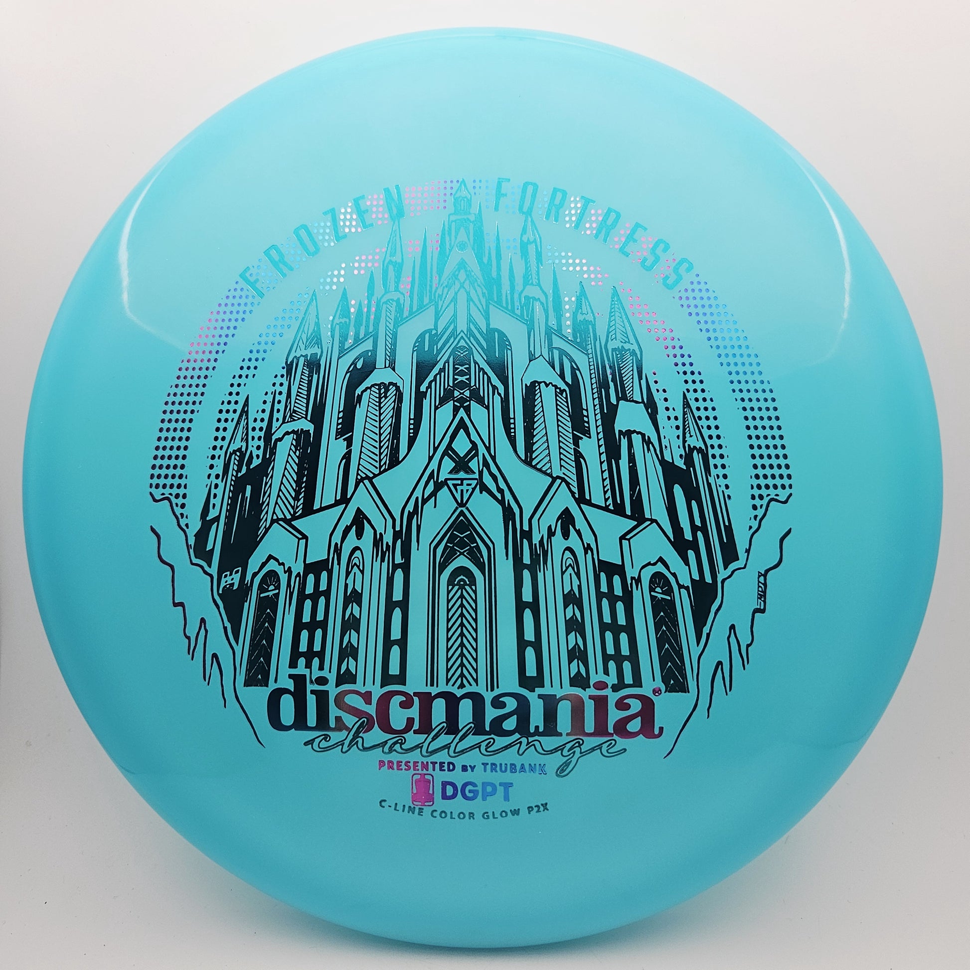 #13343 175g Blue, Discmania Challenge Fundraiser Glow C-Line P2x