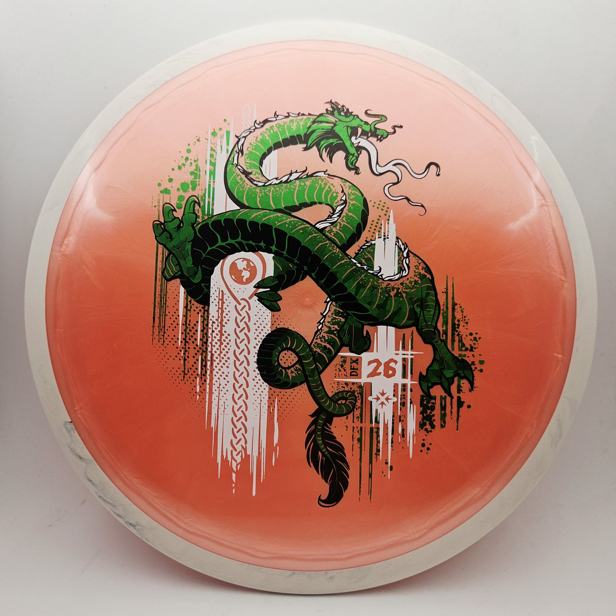 #21032 173g Peach / White, DFX Lula PLC Plasma Insanity - DFX Lula