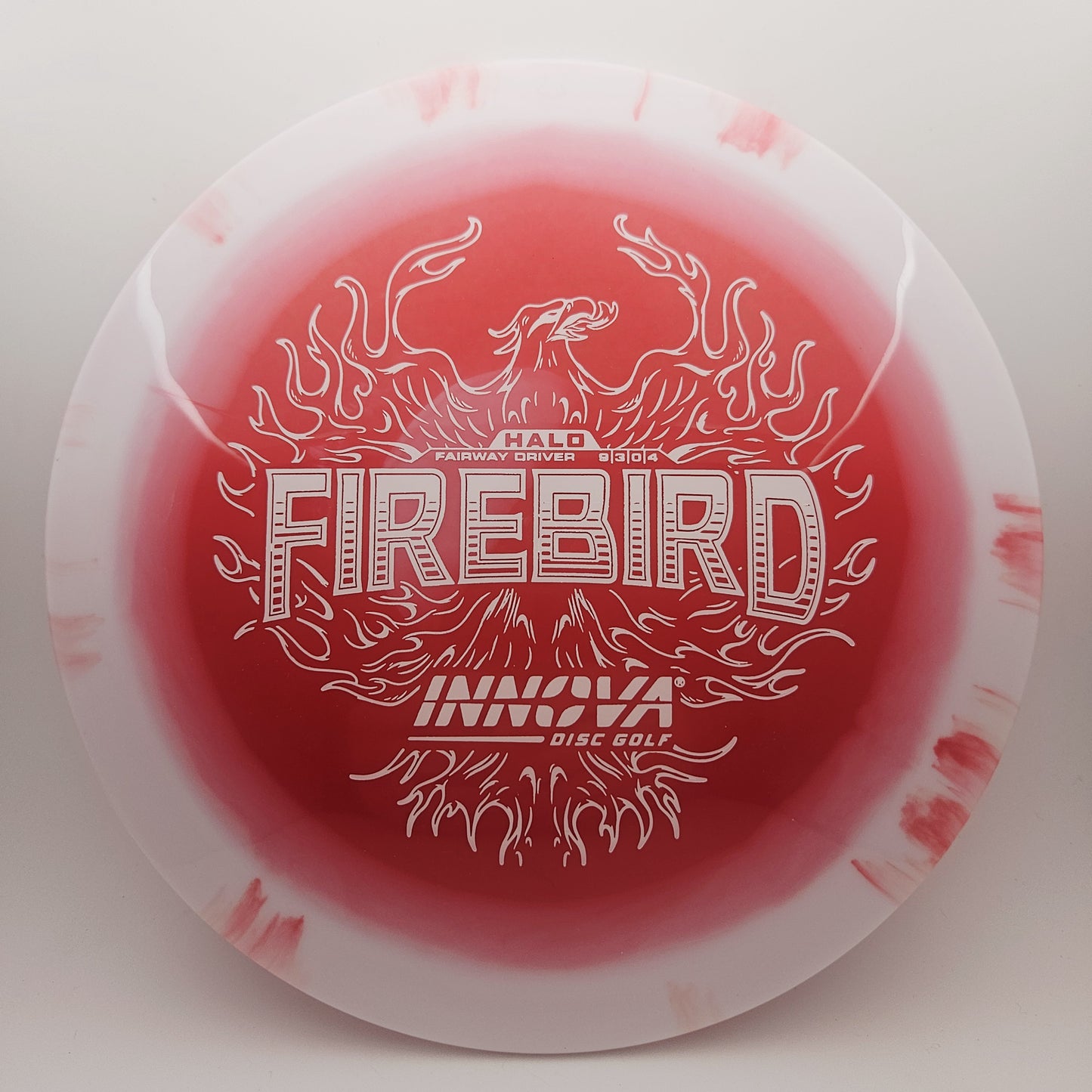 #17322 171g Red / White Halo Star Firebird