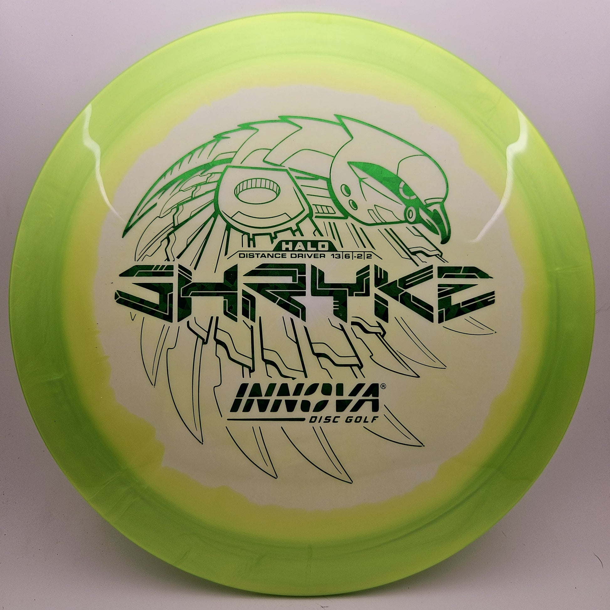 #9325 172g White / Green Halo Star Shryke