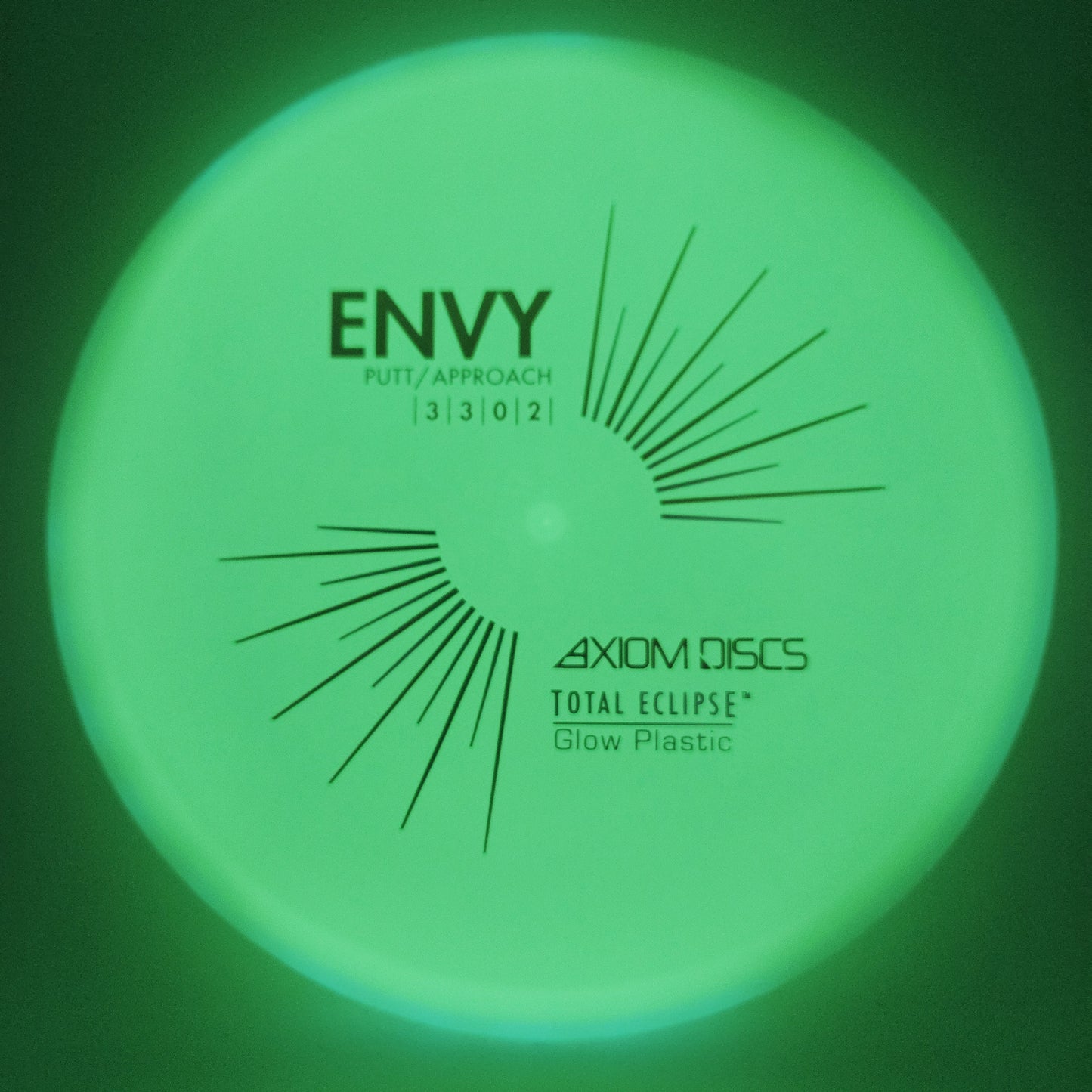 #16584 172g Green Plate / Blue Rim Total Eclipse Envy