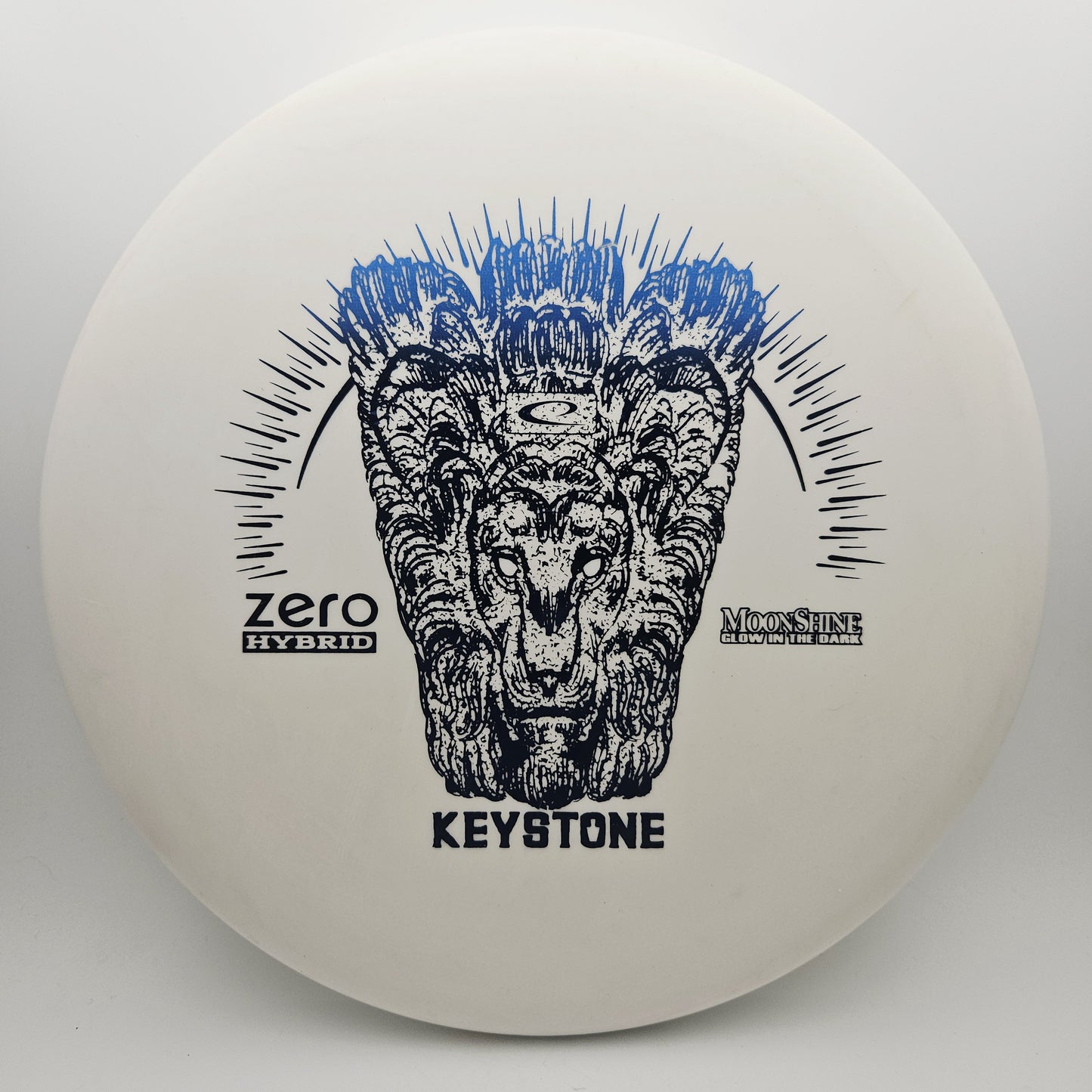 #13987 173g White Zero Hybrid Moonshine Keystone