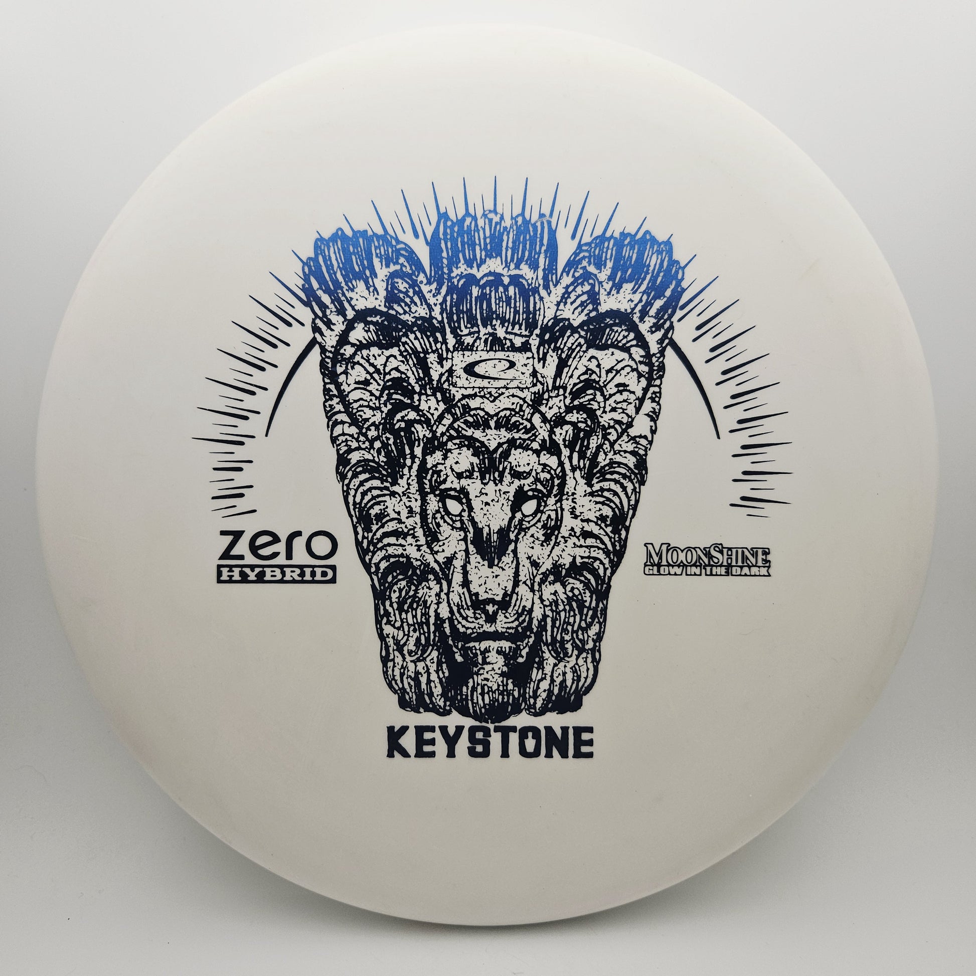 #13987 173g White Zero Hybrid Moonshine Keystone