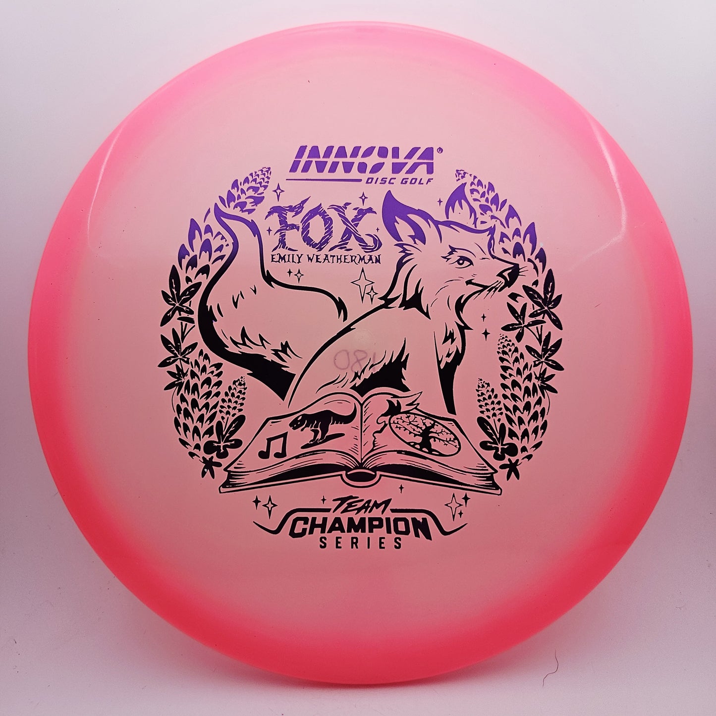 #17600 180g Pink / Glow, Emily Weatherman Tour Series Proto Glow Halo Champion Fox - Emily Weatherman Tour Series