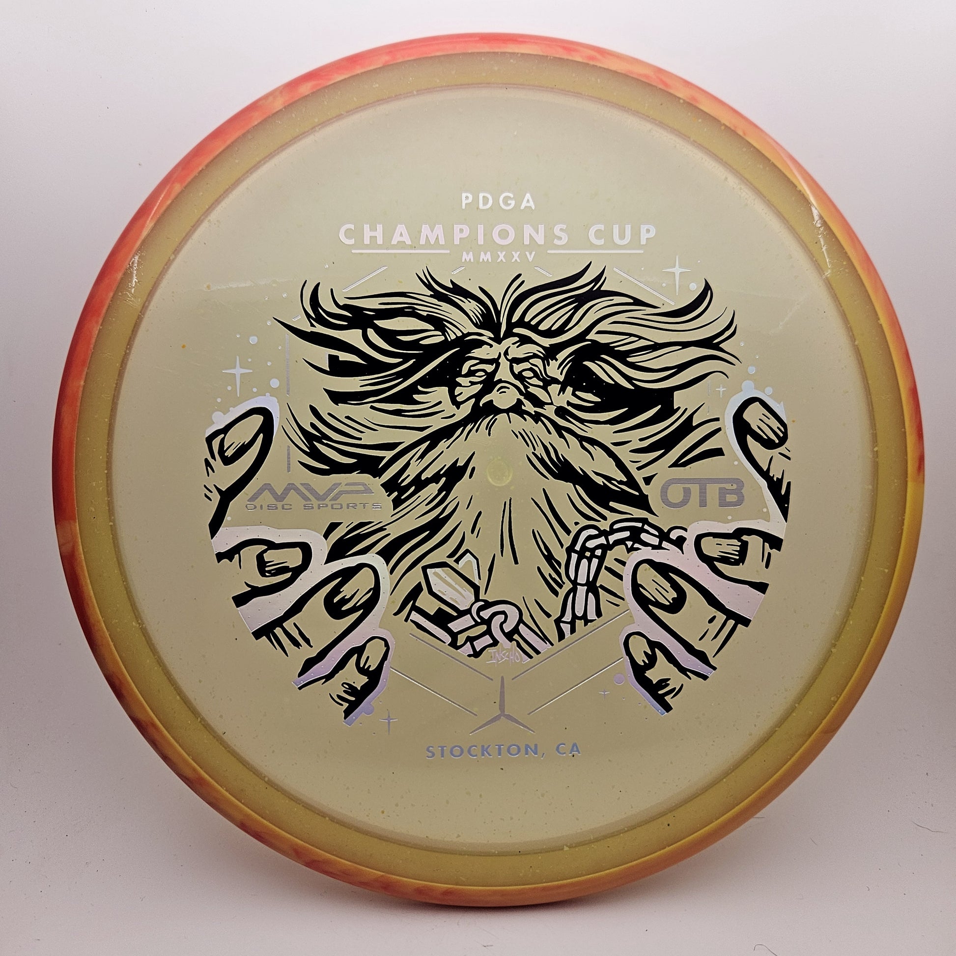 #11686 177g Yellow / Orange, Champions Cup 2025 Particle Glow Proton Hex