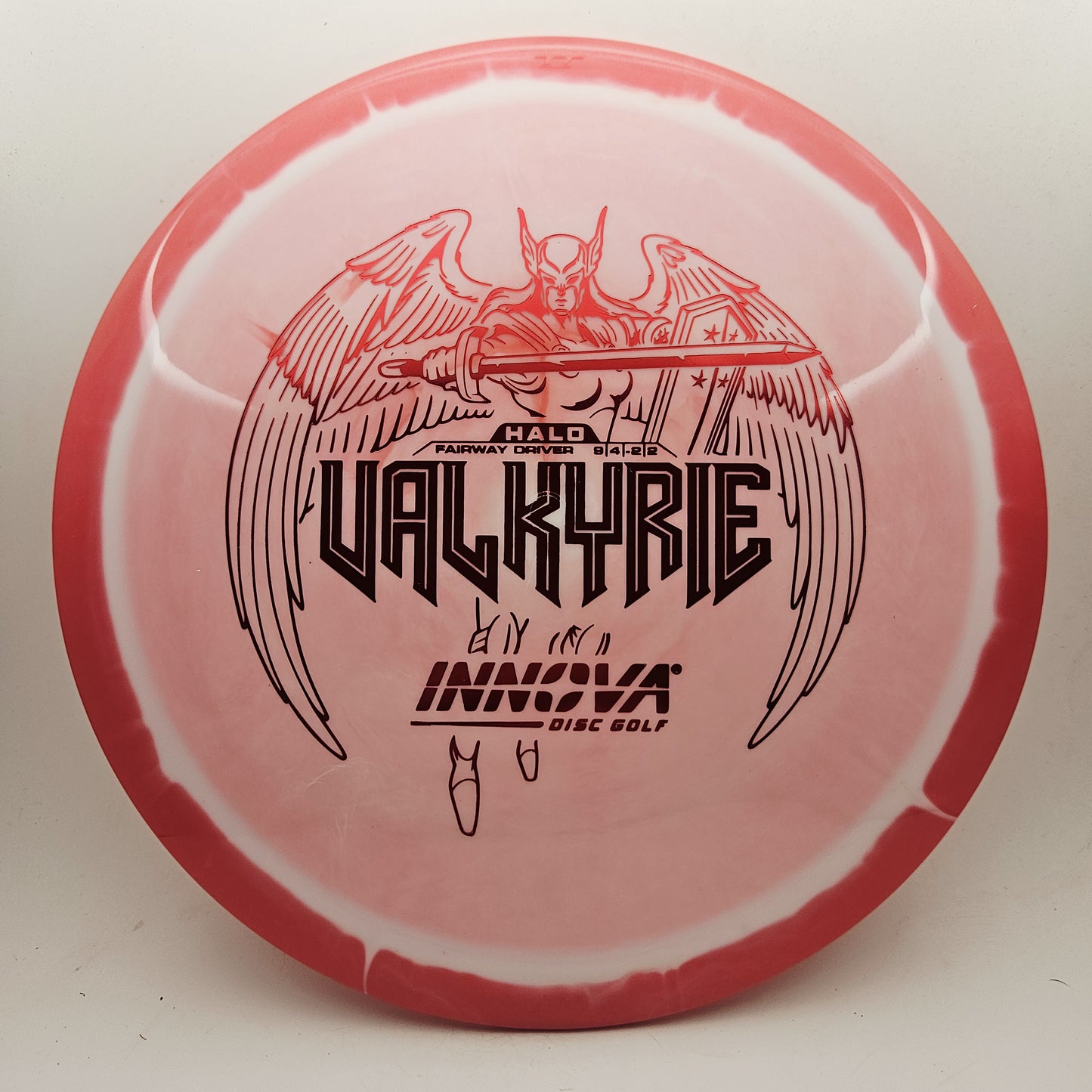 #20416 173-5g White / Red Halo Star Valkyrie