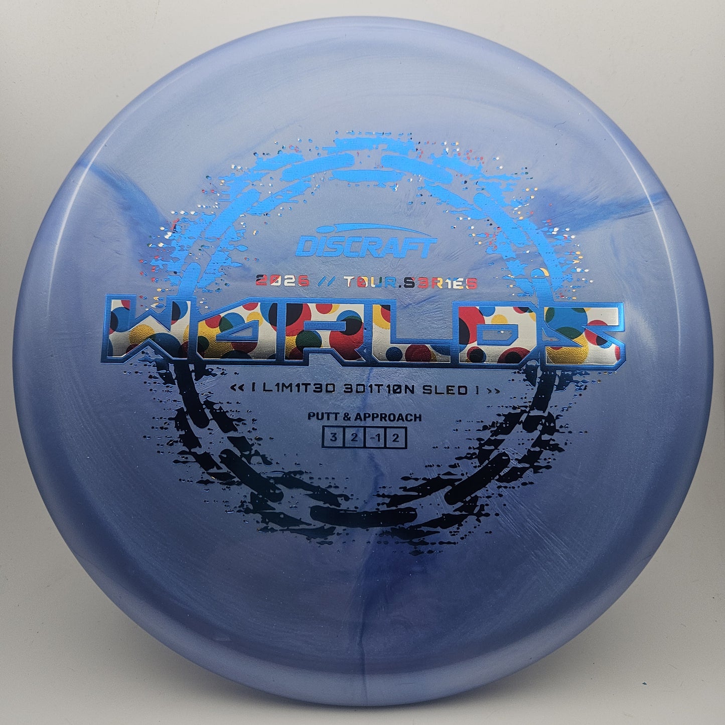 #19535 179g Blue, Worlds 2026 Tour Series Special Blend Sled - Worlds 2026