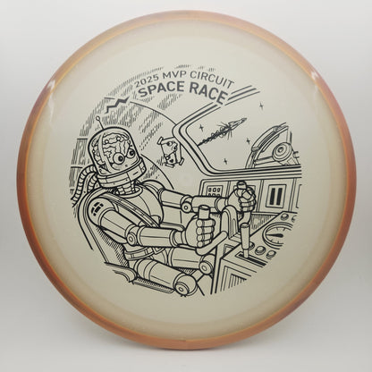 #17052 172g Orange / Blue Glow, Space Race 2025 Particle Eclipse Crave