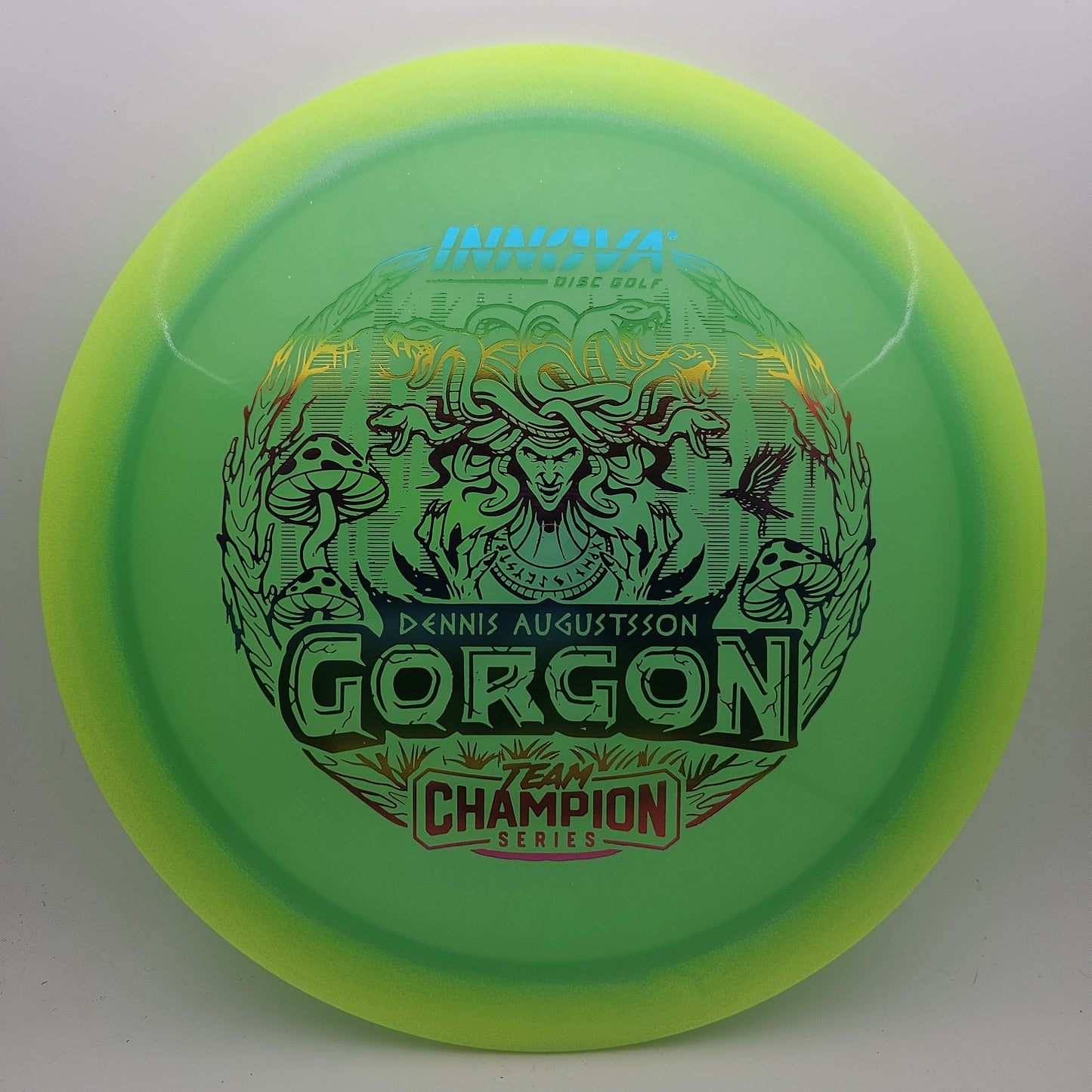 #10504 173-175g Green, Dennis Augustsson Team Series Proto Glow Halo Champion Gorgon