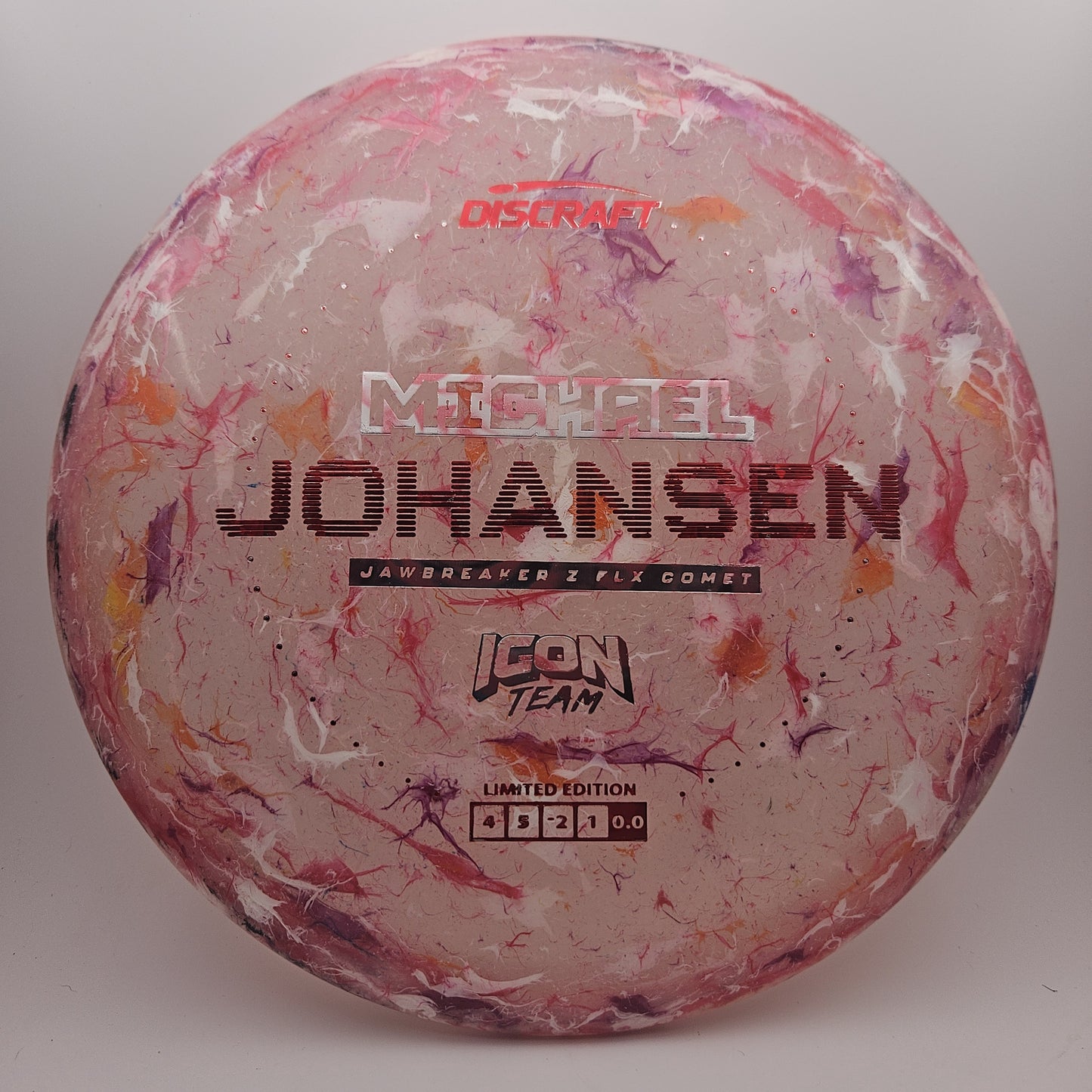 #7832 177+g Pink, Michael Johansen Icon Series Jawbreaker Z Flx Comet