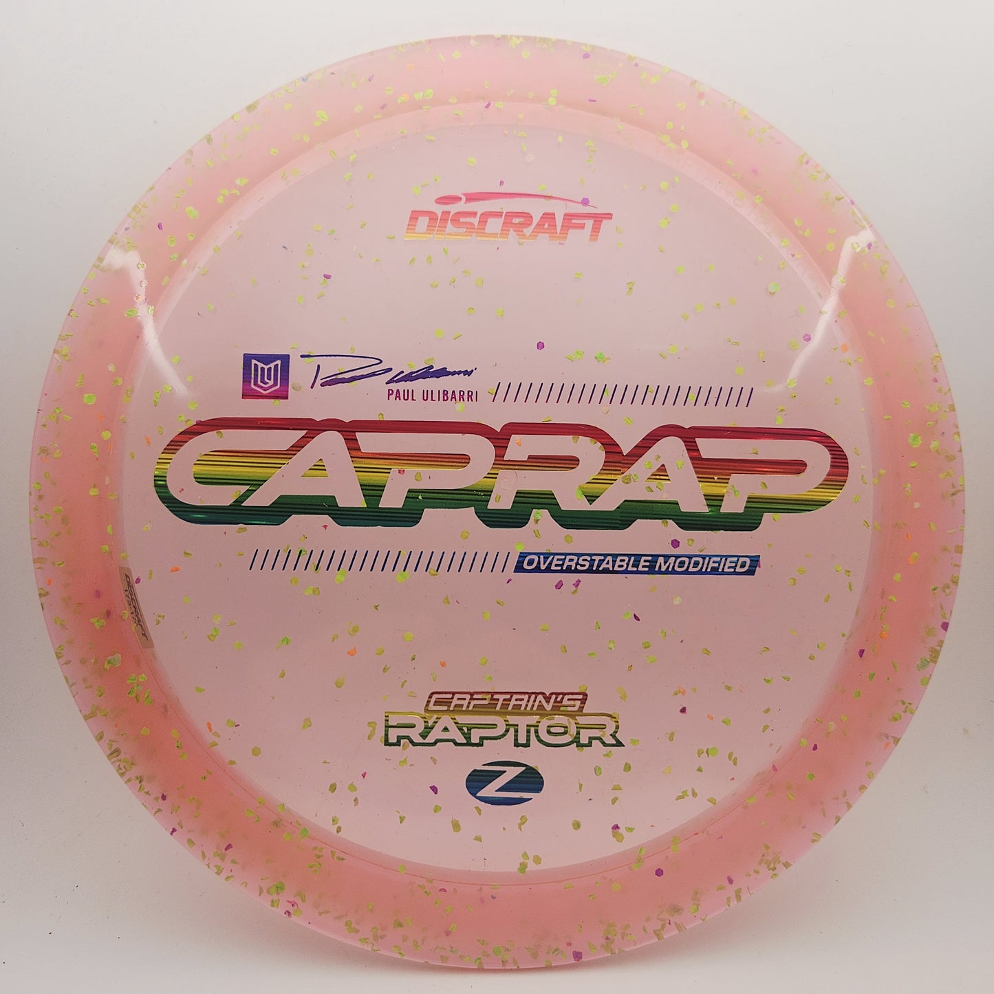 #18185 173-174g Pink, Paul Ulibarri 2026 Z Confetti Captain's Raptor - Paul Ulibarri 2026