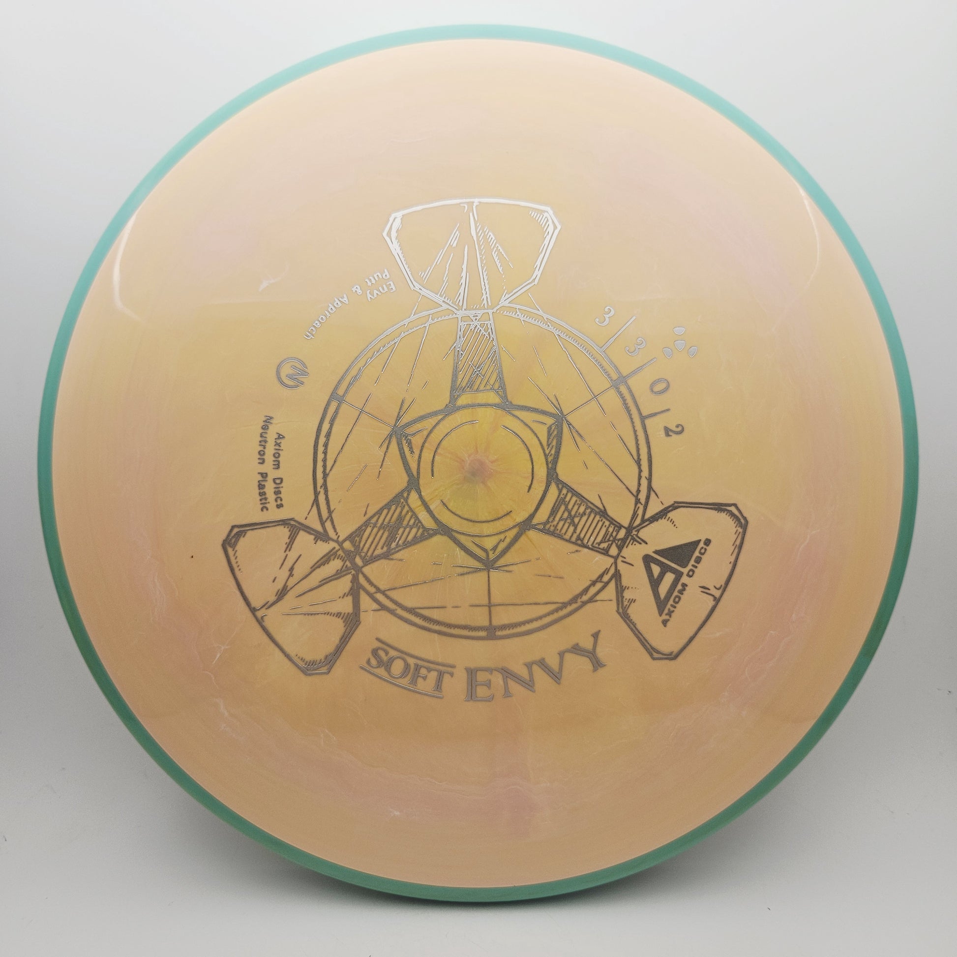 #17462 168g Peach / Teal Neutron Soft Envy