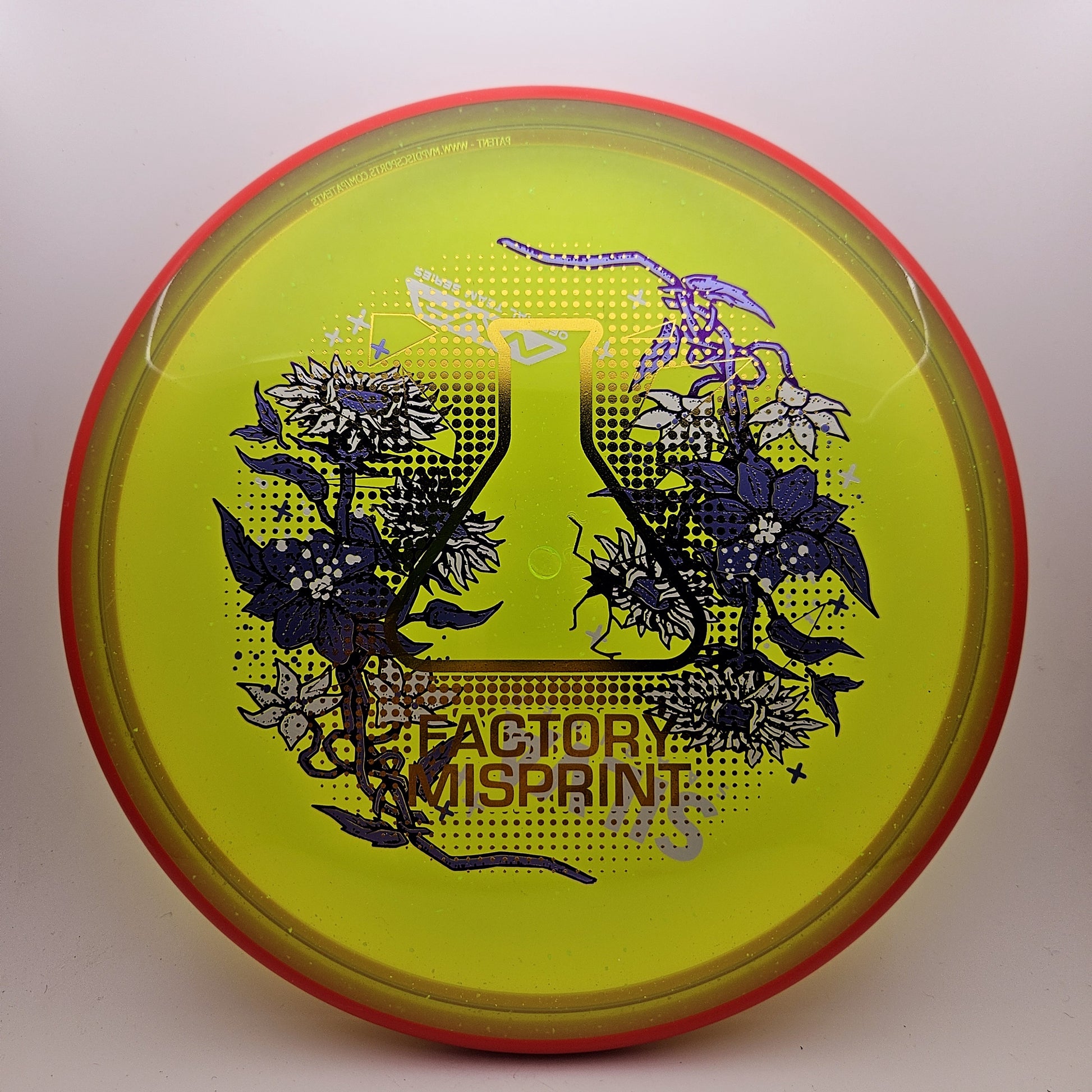#12204 171g Green / Red, Misprint Particle Glow Proton Soft Proxy - Misprint
