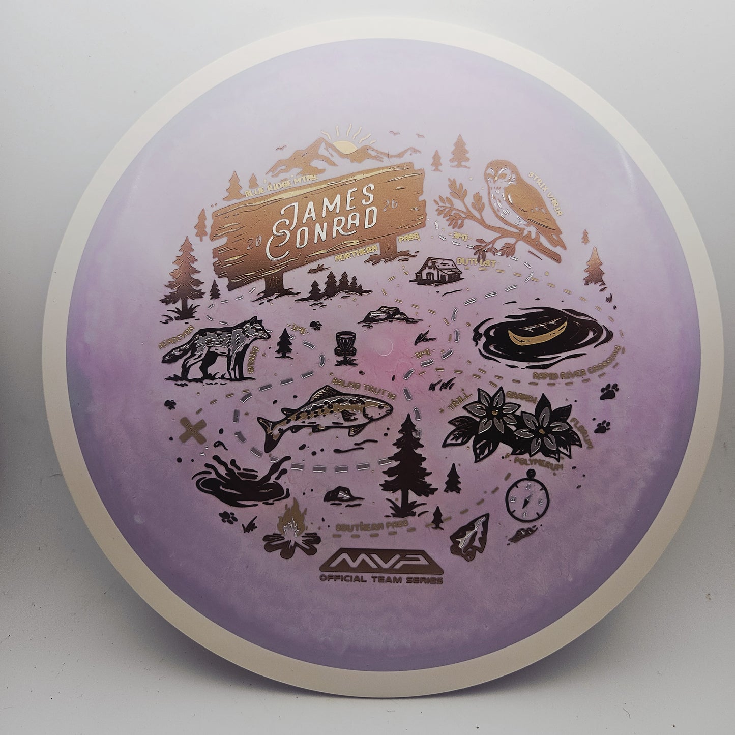 #18829 158g Purple, James Conrad Team Series Fission Trail - James Conrad Team Series