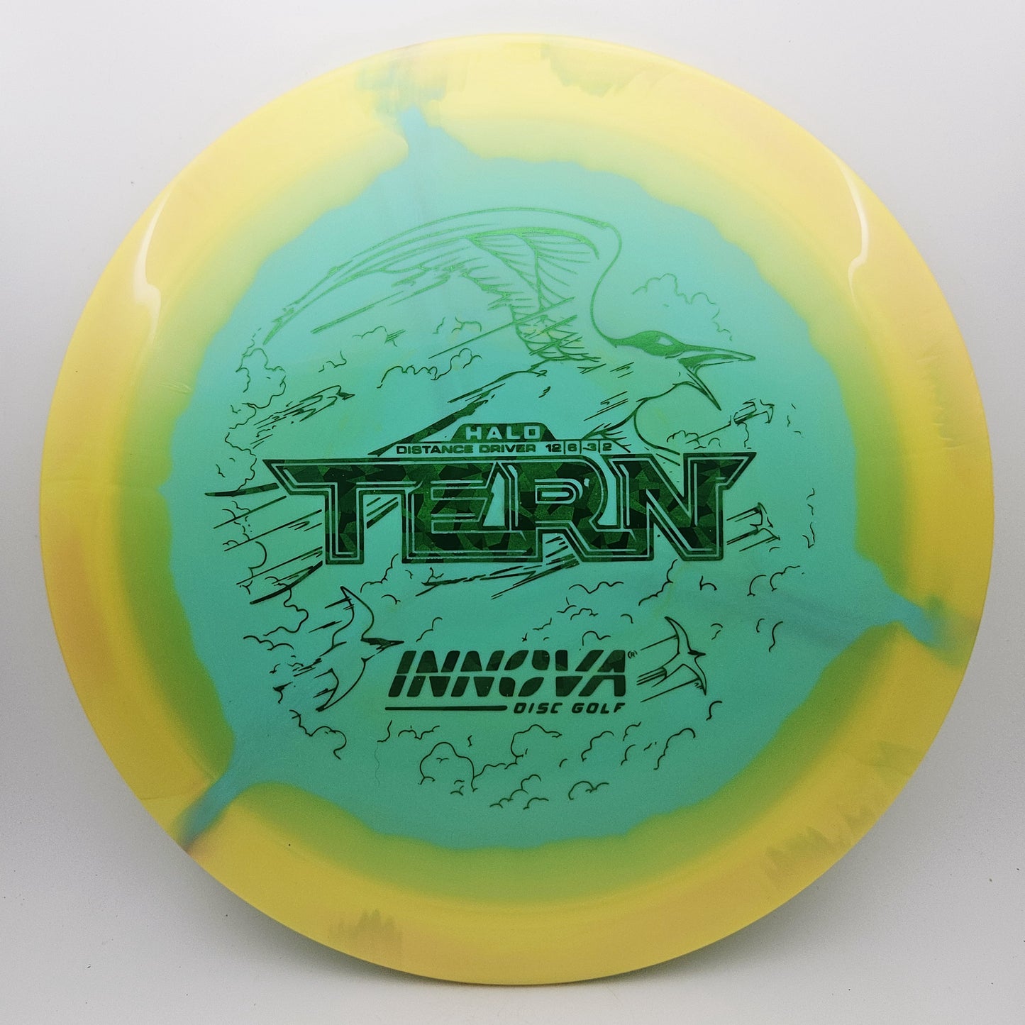 #16763 170g Teal / Orange Halo Star Tern