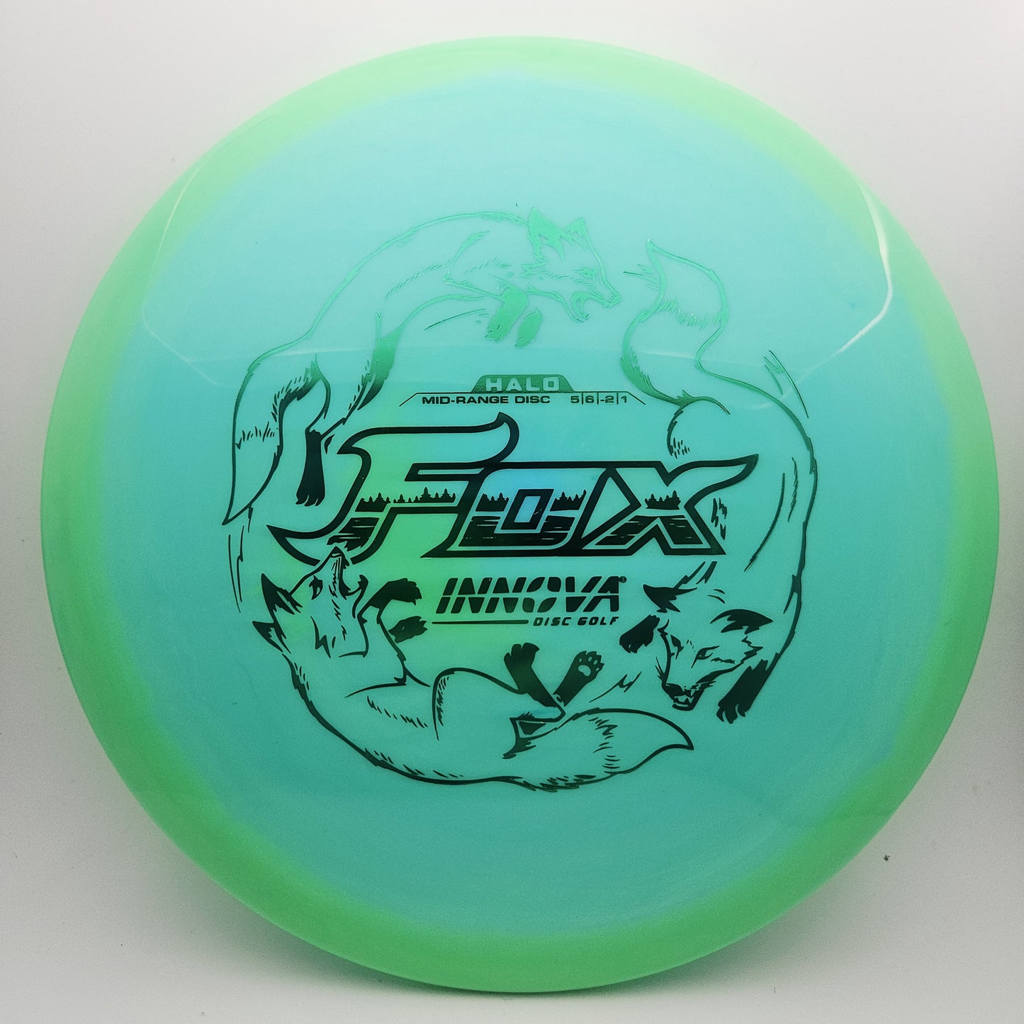 #18059 175g Teal / Green Halo Star Fox