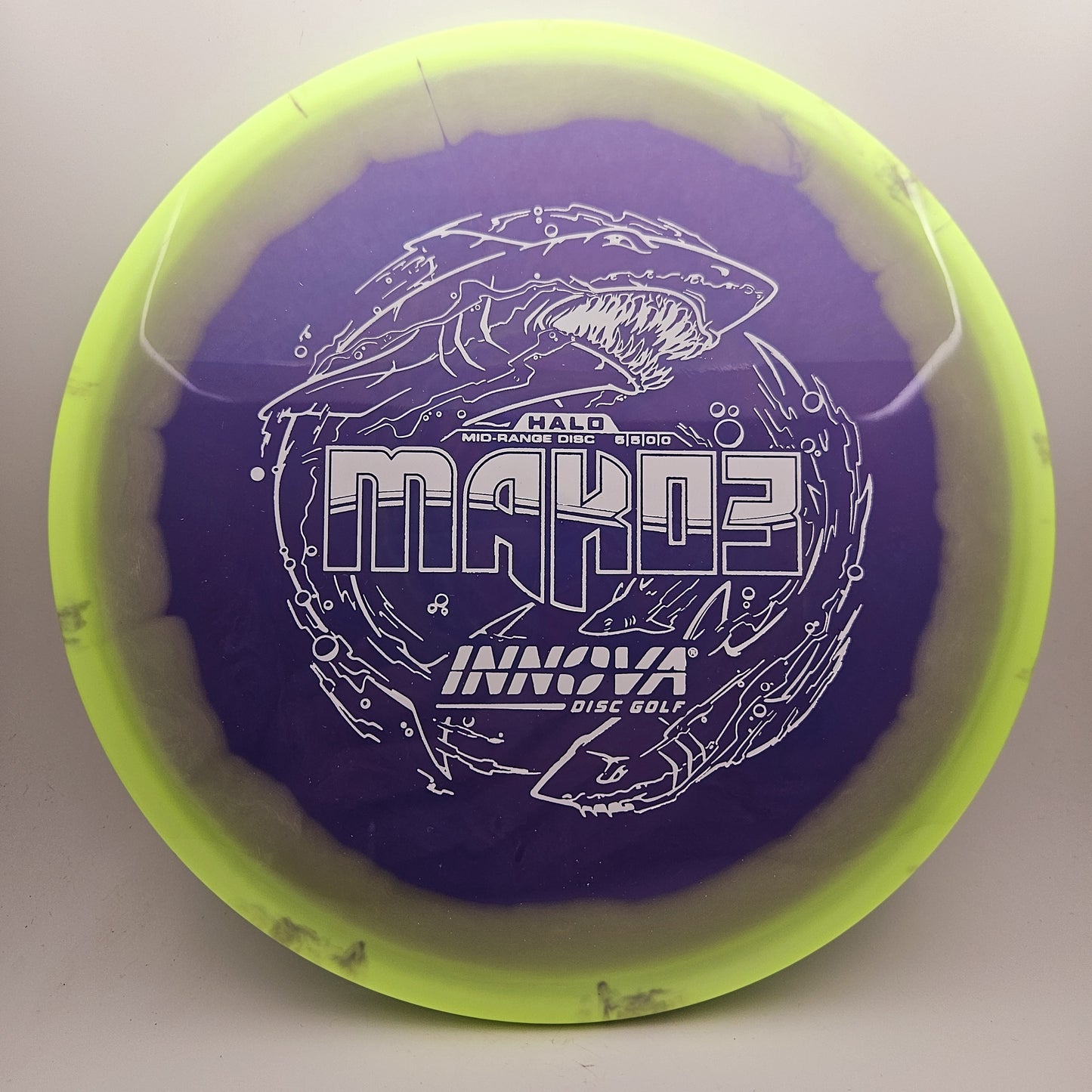 #9229 175g Purple / Green Halo Star Mako3