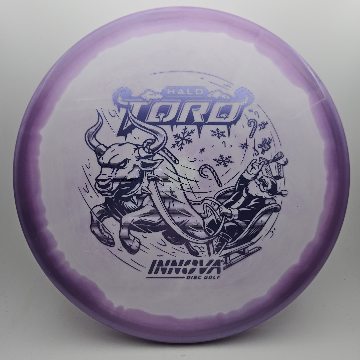 #9554 174g Purple / White Halo Star Toro