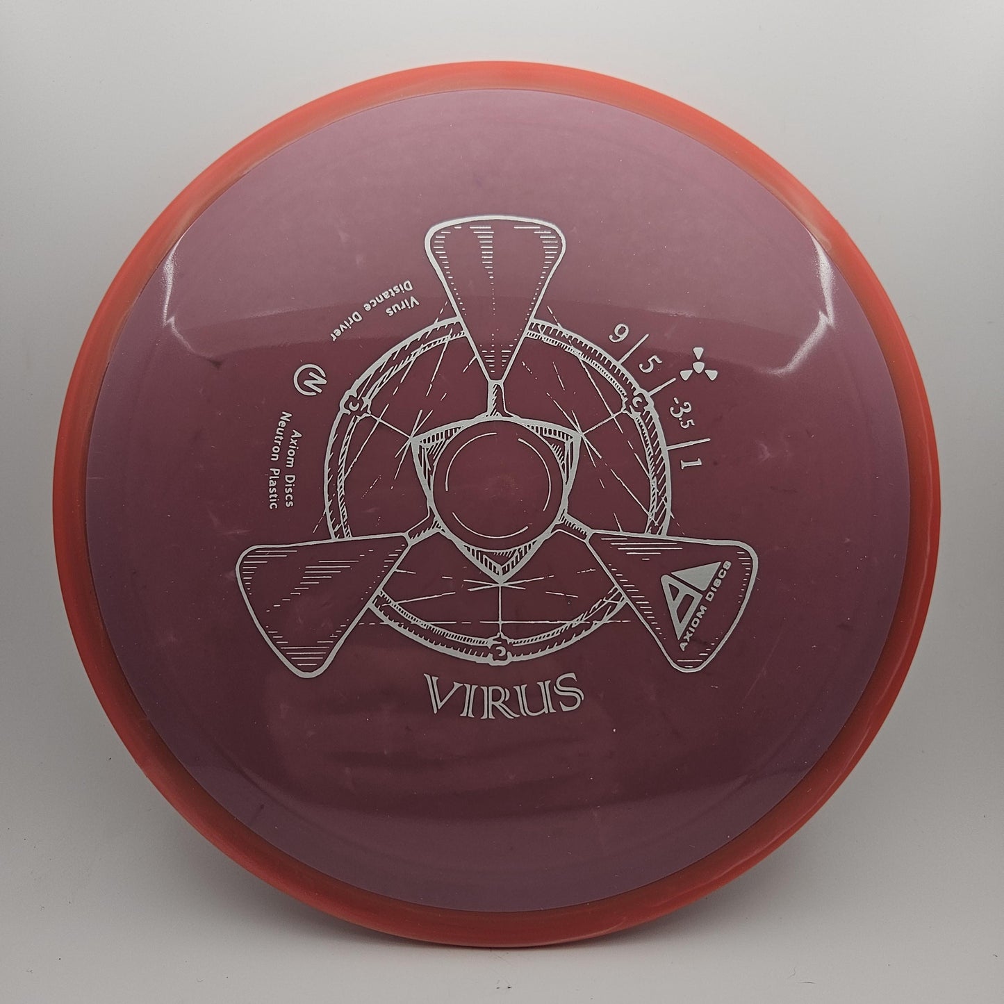 #6012 157g Burgundy / Red Neutron Virus