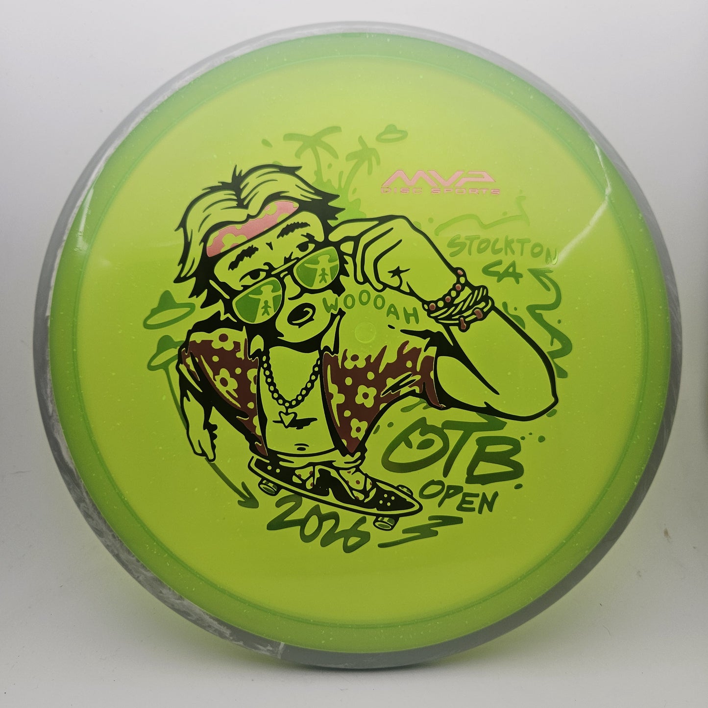#18957 177g Green / Grey, OTB Open Particle Proton Soft Hex - OTB Open
