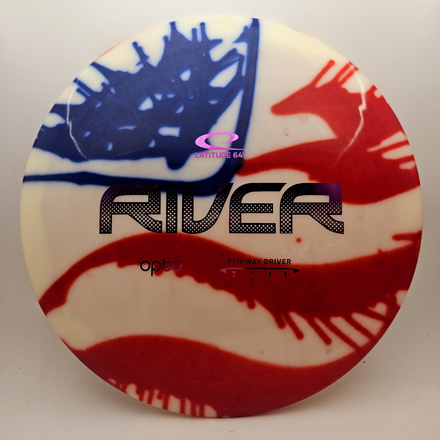 #9722 173g Red / Blue, My Dye Opto River