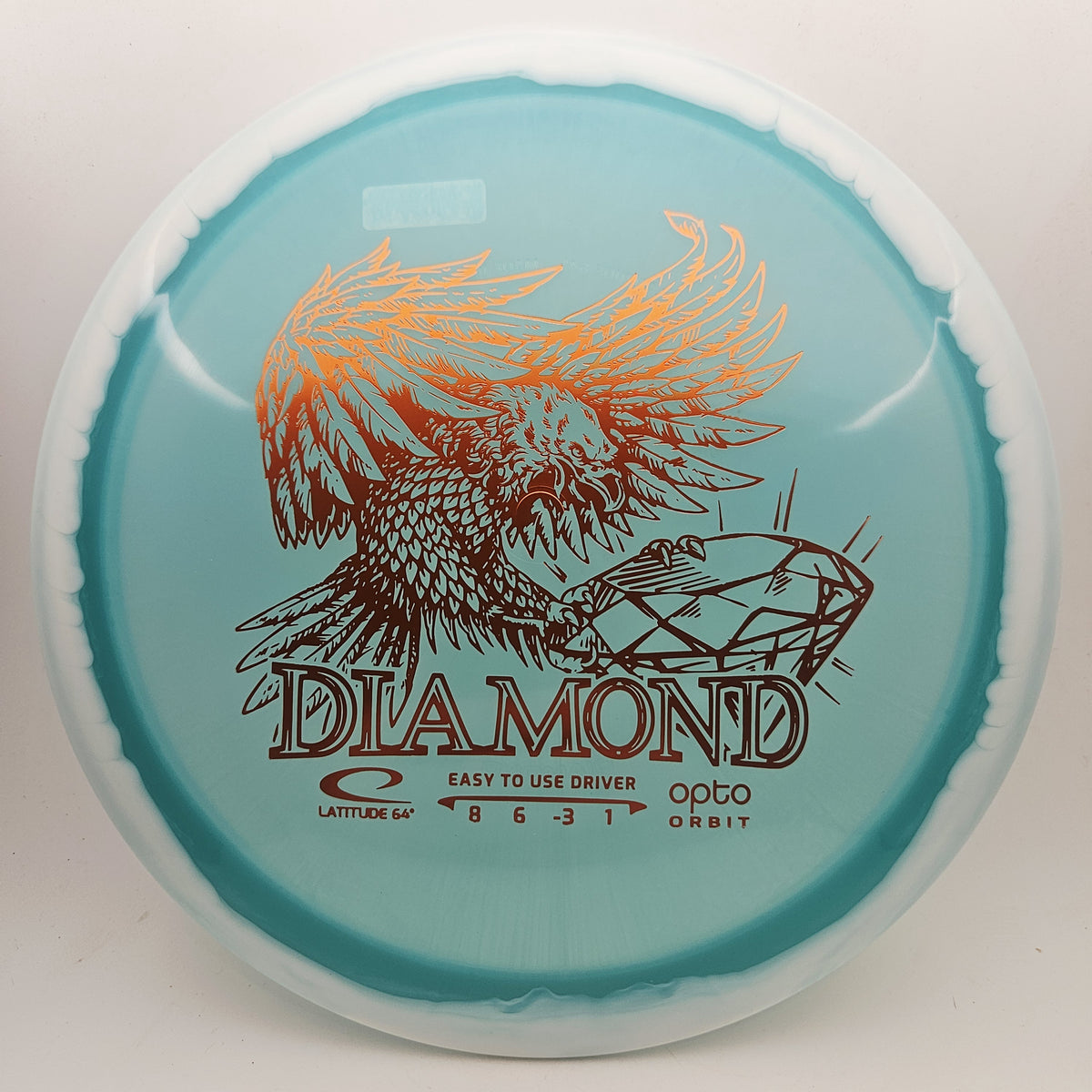 #21002 156g Blue Opto-Orbit Diamond