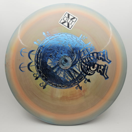 #14228 174g Orange / Blue, X-Out Alpha Curl