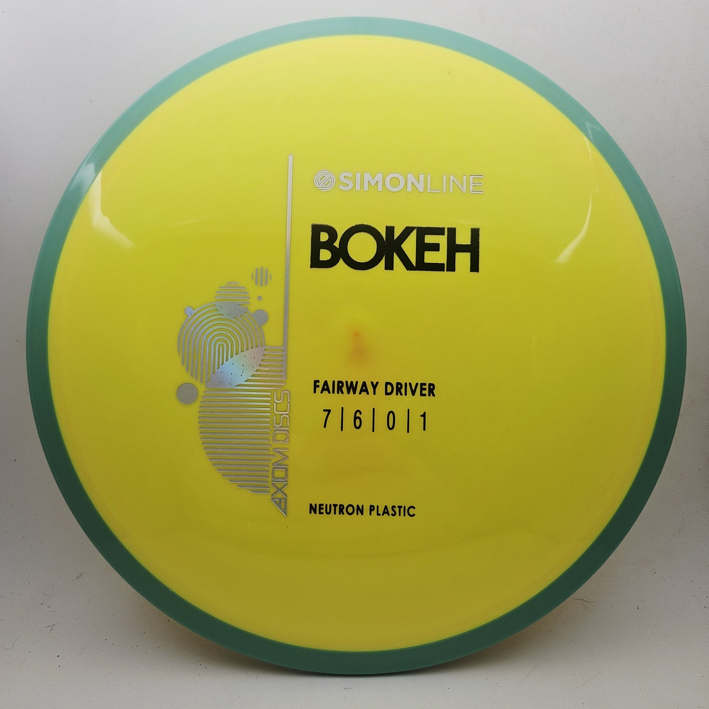 #20276 173g Yellow / Teal PLC Neutron Bokeh