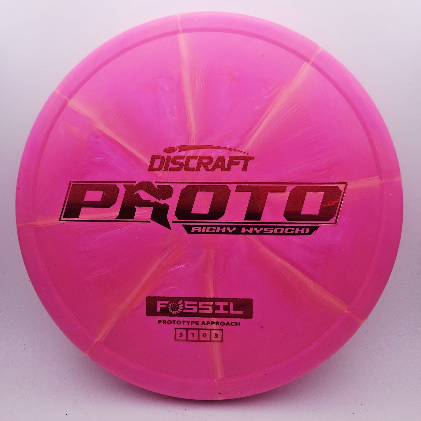 #16804 175-176g Pink, Ricky Wysocki Prototype Fossil