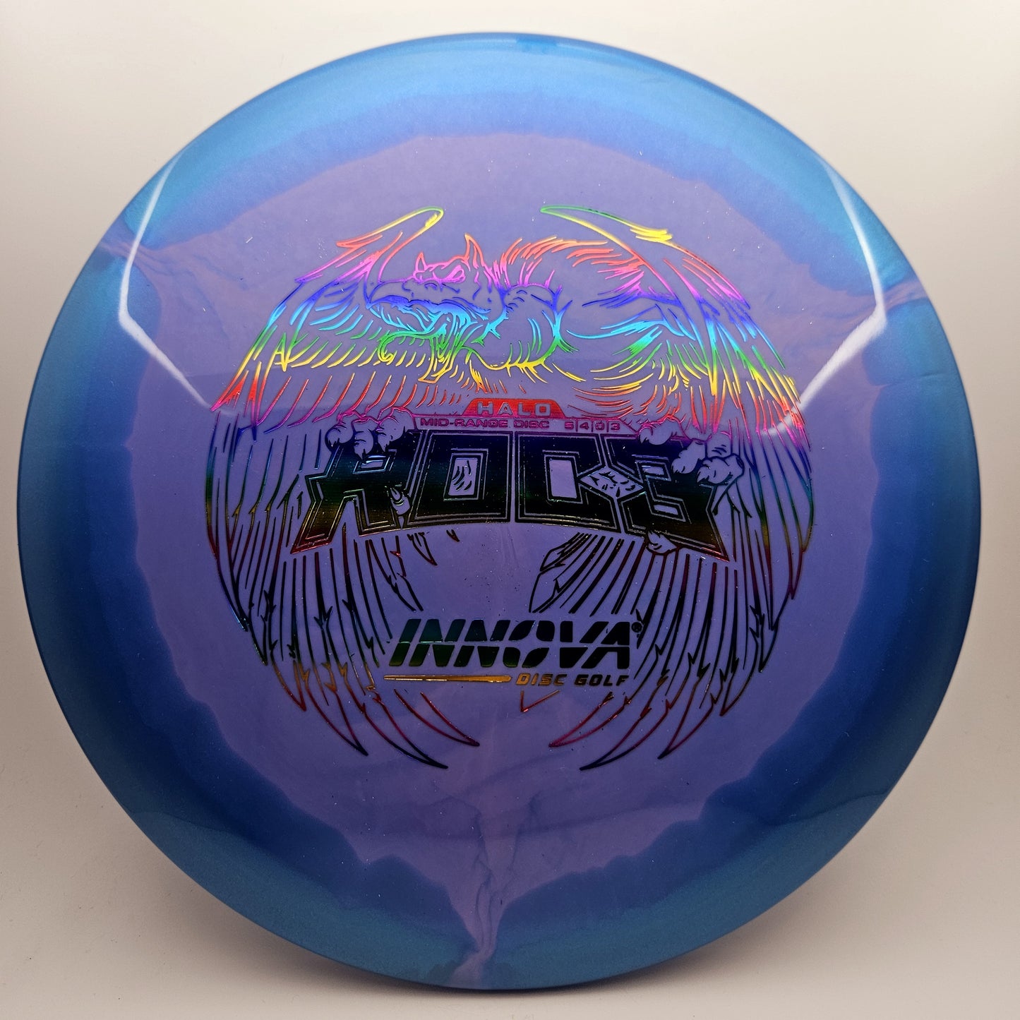 #9236 177g Purple / Blue Halo Star Roc3