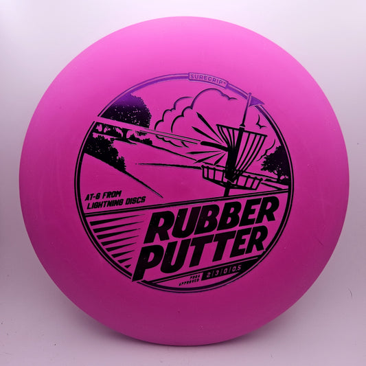 #12663 176g Purple Sure Grip Rubber Putter
