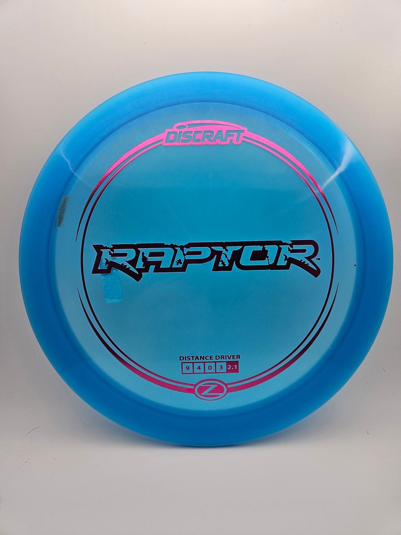 #2178 173-174g Blue, Gold Foil Z Raptor