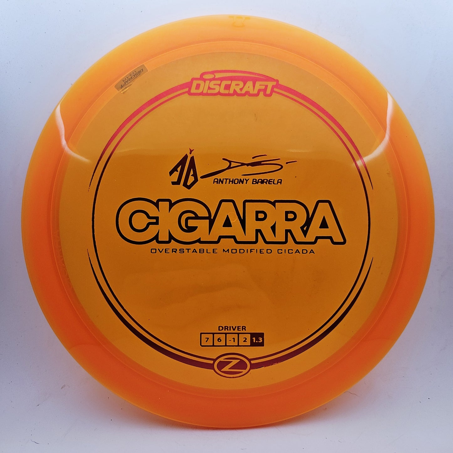 #20639 173-174g Orange Z Cigarra