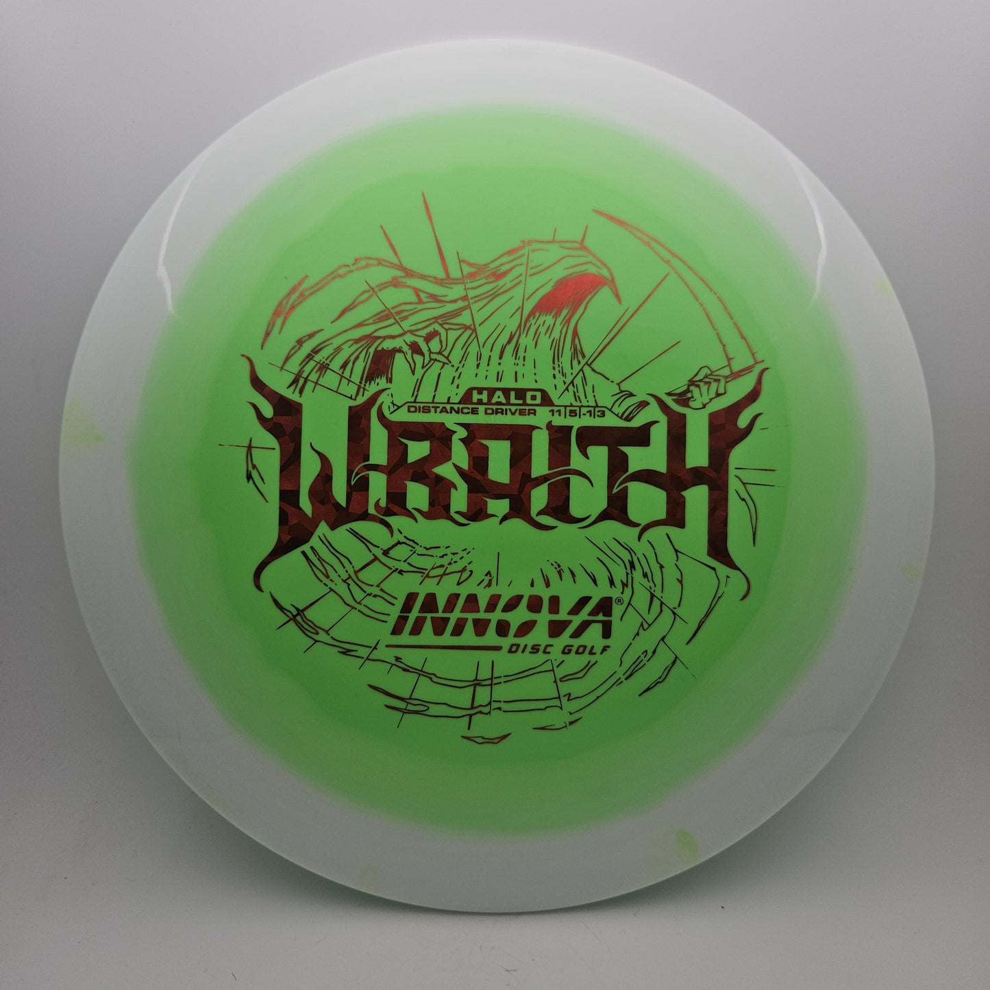 #9468 163g Green / White Halo Star Wraith