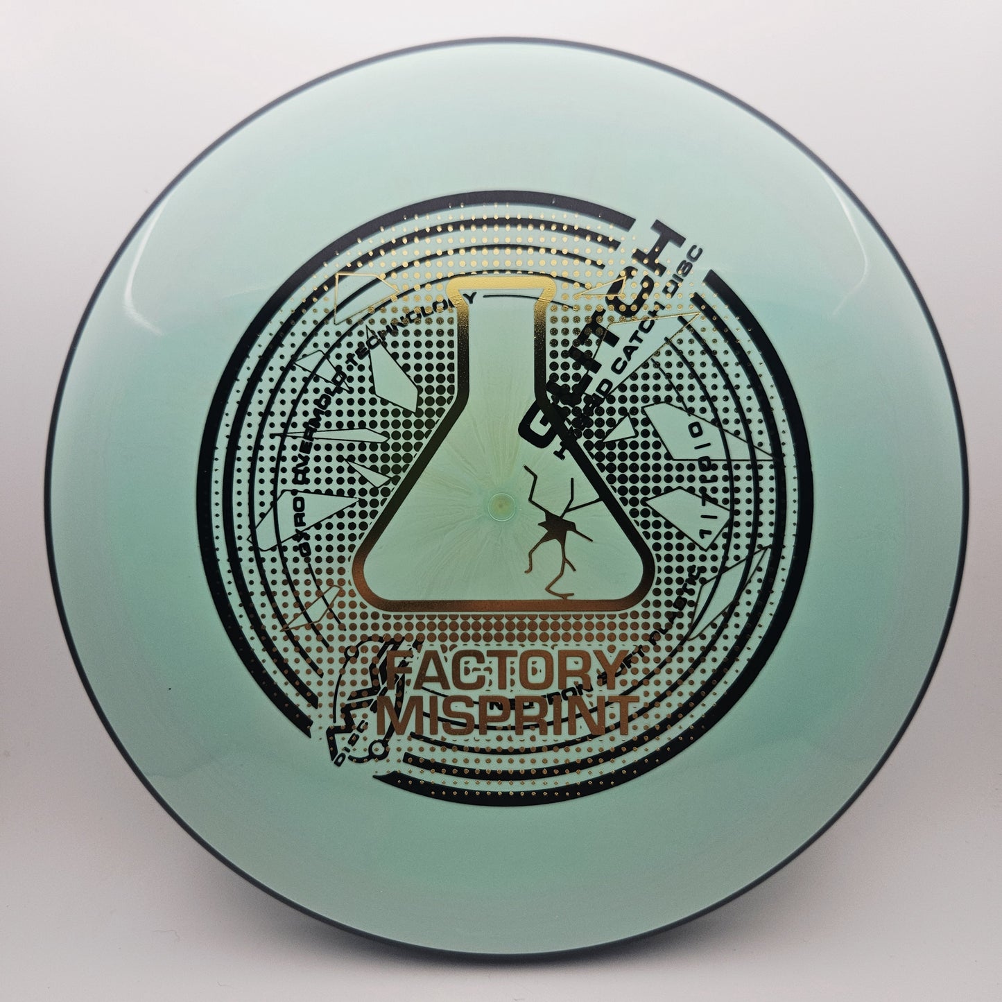 #13512 152g Teal, Misprint Neutron Soft Glitch - Misprint