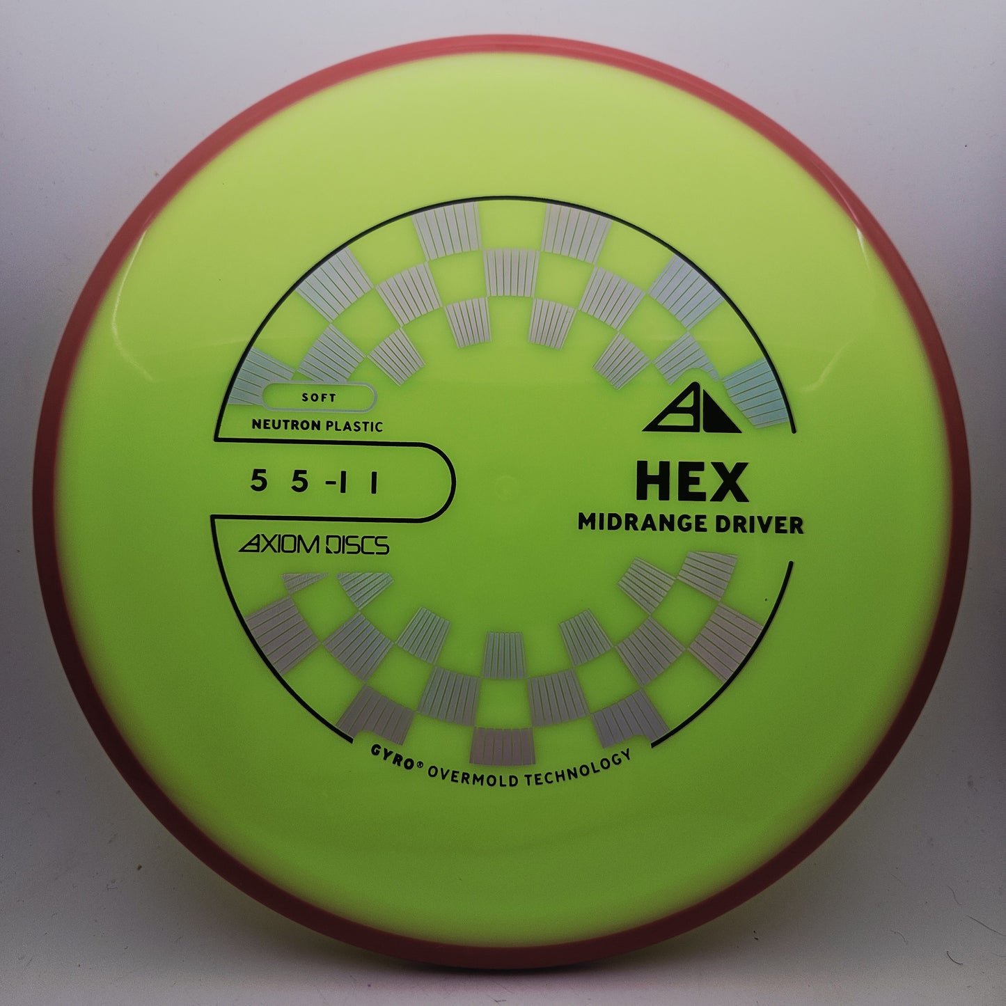 #17870 177g Dayglo / Red PLC Soft Neutron Hex