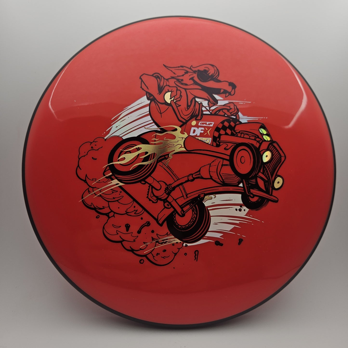 #7326 152g Red, DFX Rockabogey Wolf Neutron Soft Glitch - DFX