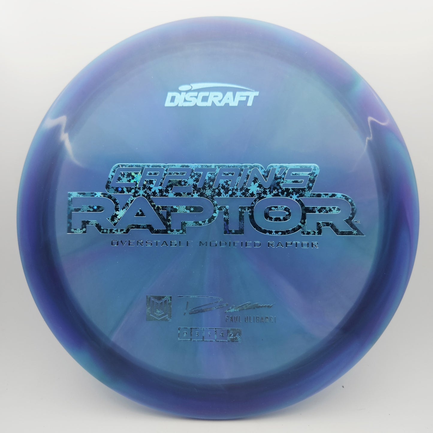 #16214 173-174g Purple, Paul Ulibarri Icon Series Z Swirl Captain's Raptor