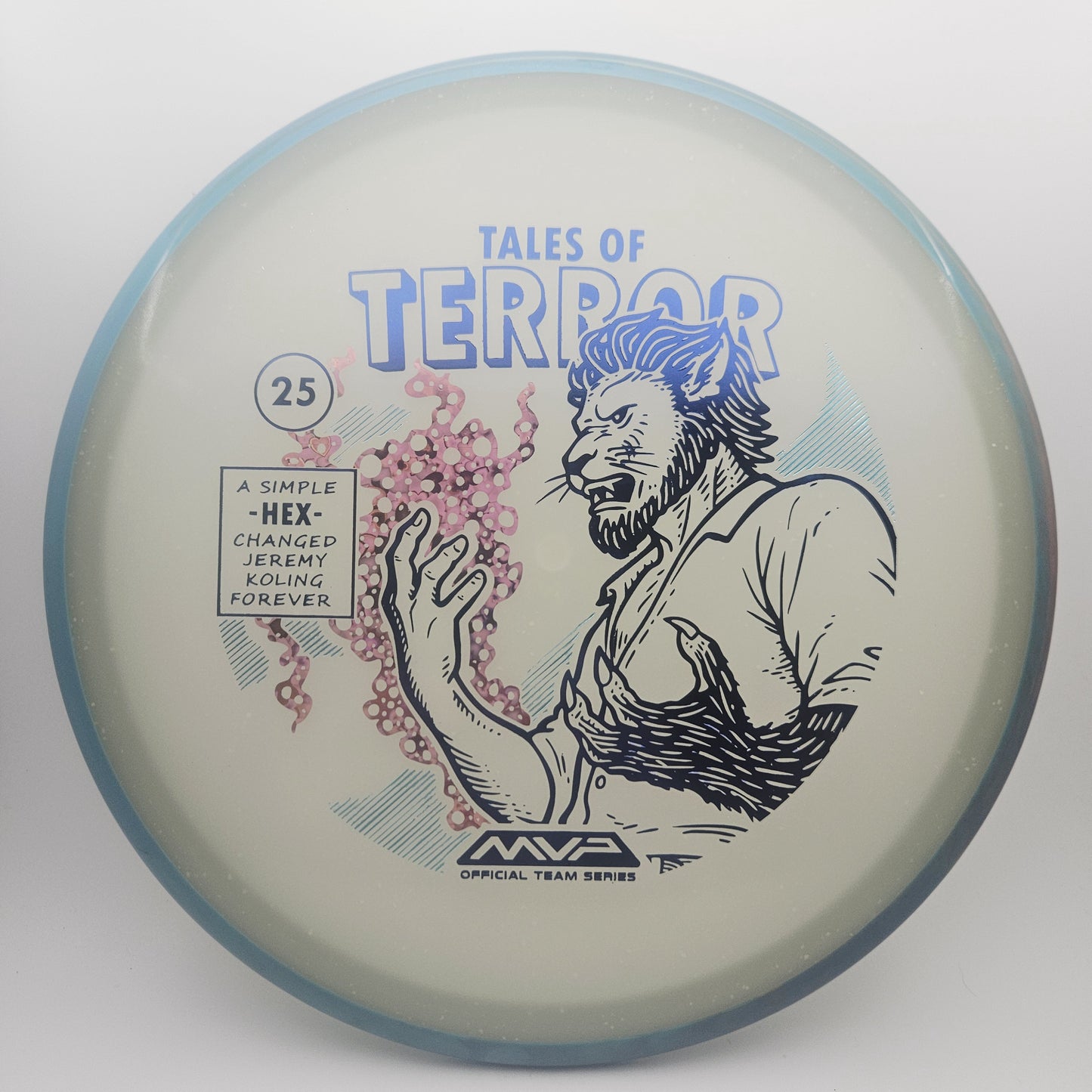 #15499 176g Blue / Blue Glow, Tales of Terror - Halloween 2025 - Jeremy Koling Particle Eclipse Hex