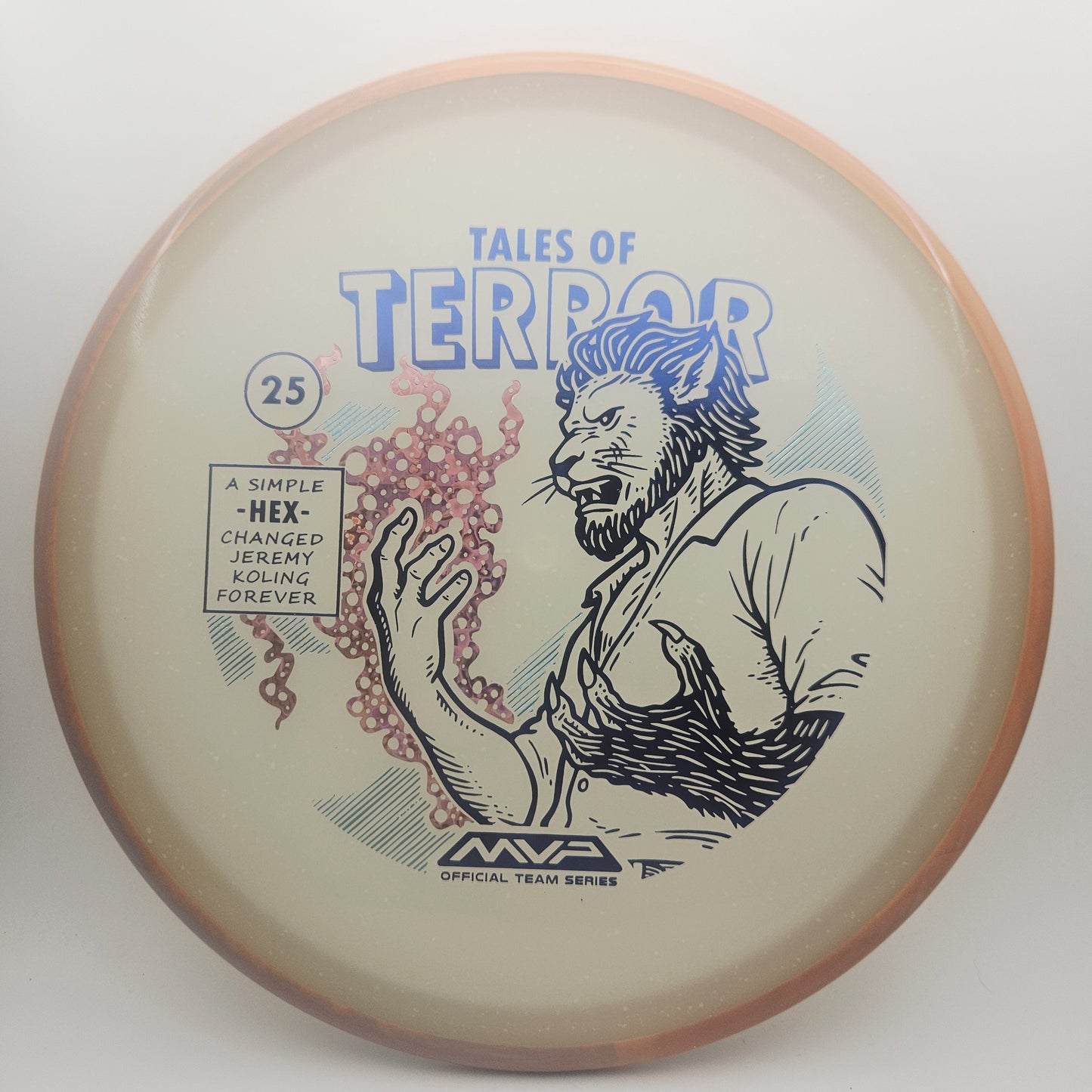 #15500 176g Orange / Blue Glow, Tales of Terror - Halloween 2025 - Jeremy Koling Particle Eclipse Hex