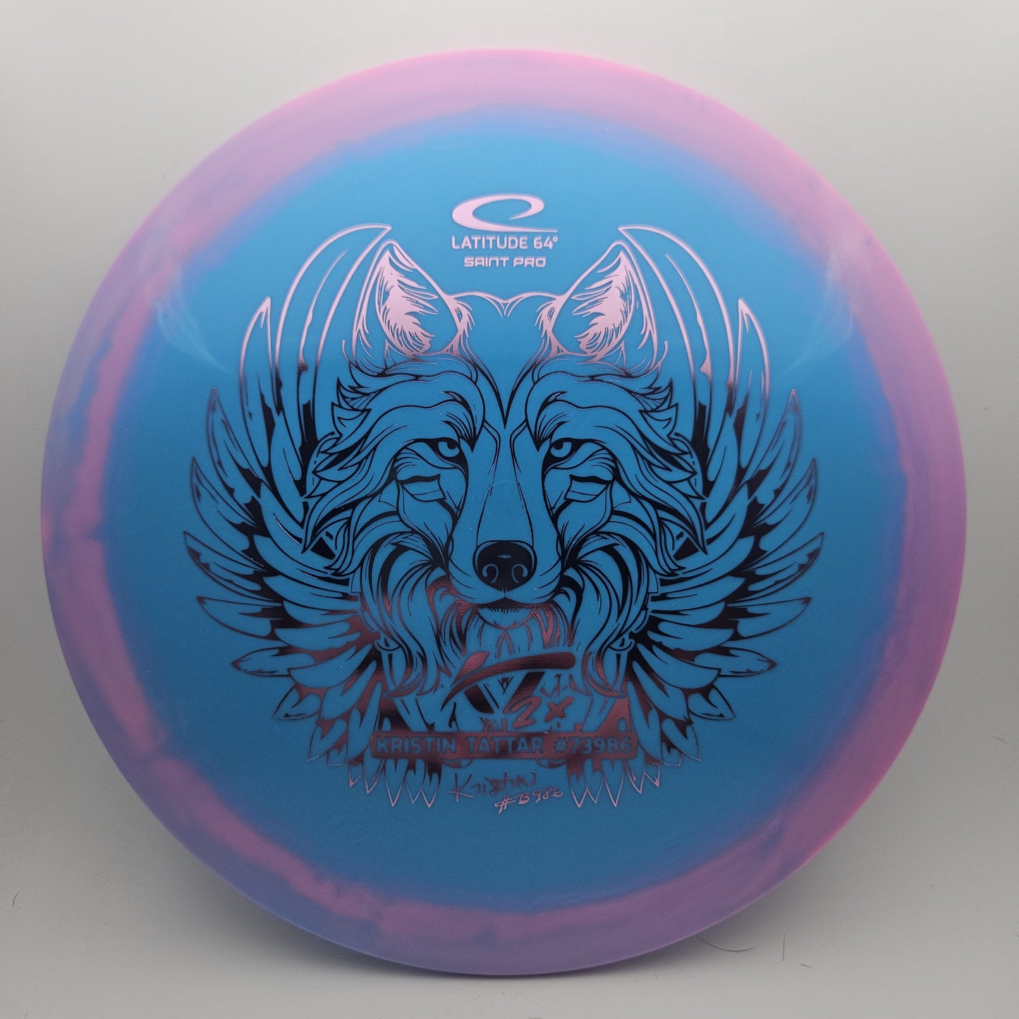 #10947 173g Blue / Pink, KT 2023 Gold Orbit Saint Pro