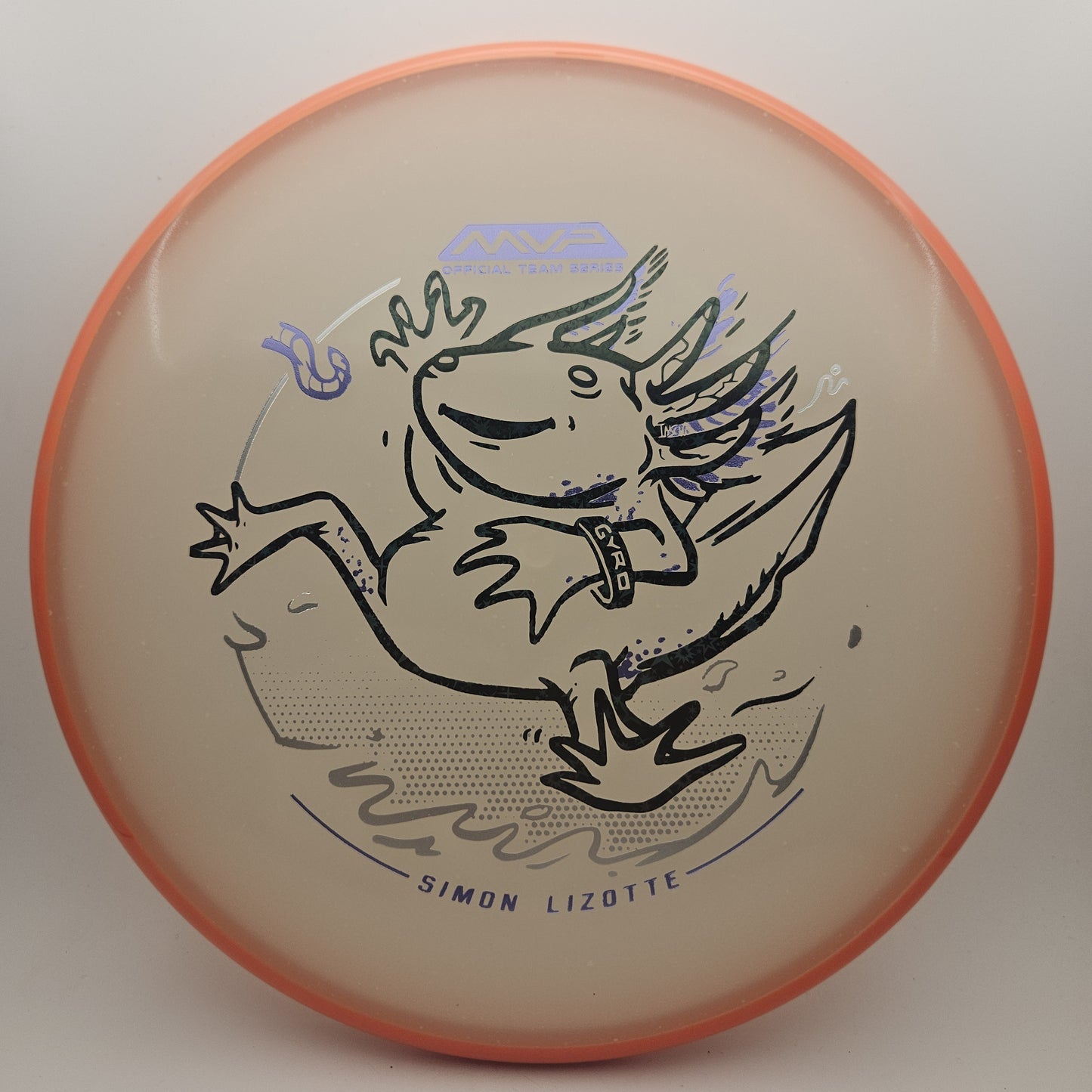 #16306 174g Orange / Blue Glow, Simon Lizotte Tour Series Particle Eclipse Pixel