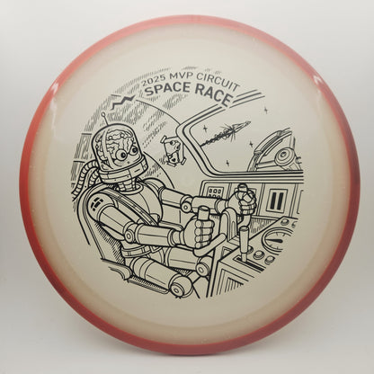 #17056 172g Red / Blue Glow, Space Race 2025 Particle Eclipse Crave