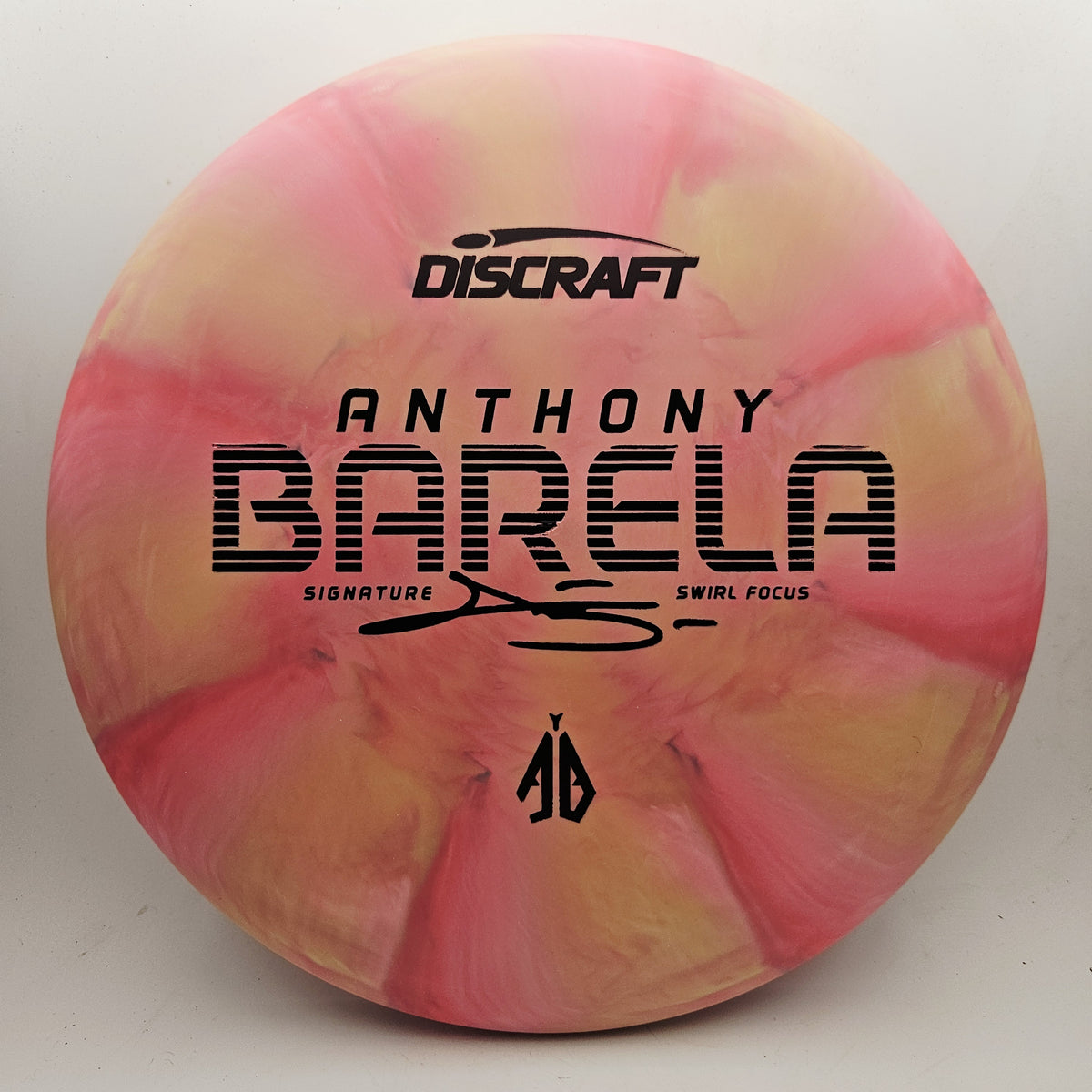 #20576 173-174g Peach, Anthony Barela Swirl CT Focus - Anthony Barela