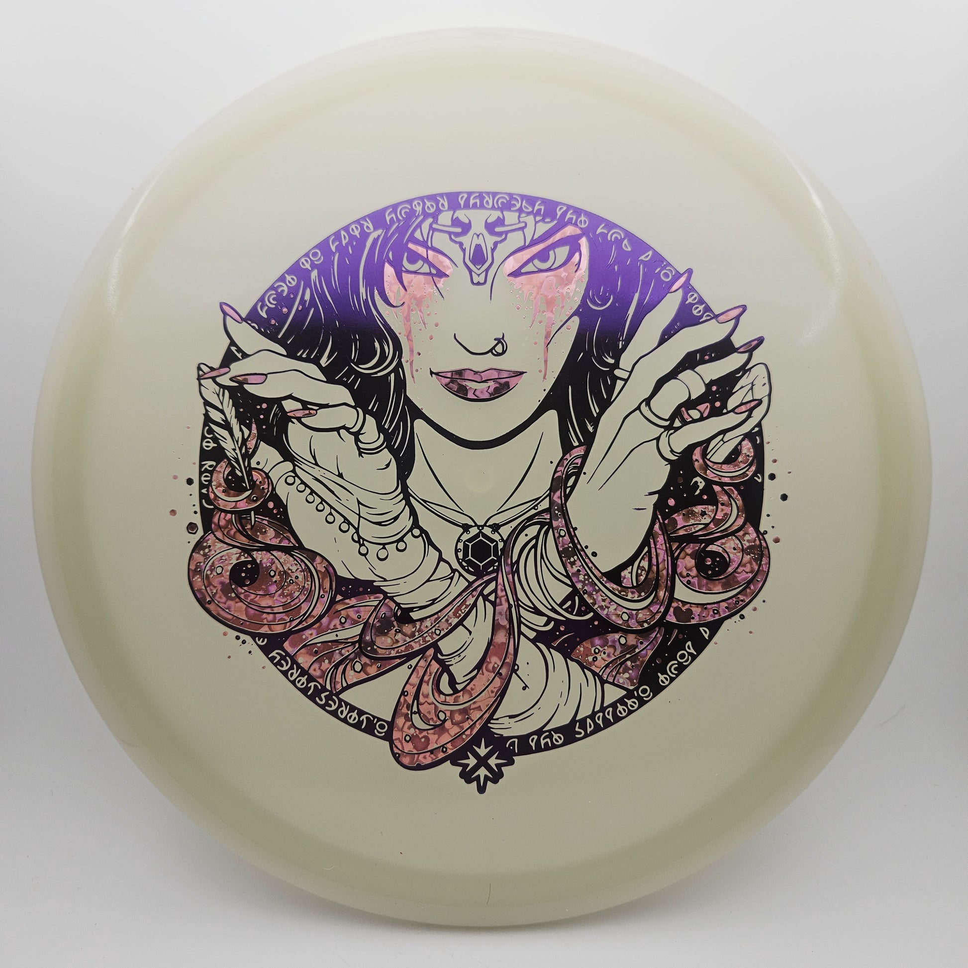 #12901 176g Green Plate / Aqua Rim, Enchaintress DFX Total Eclipse Hex