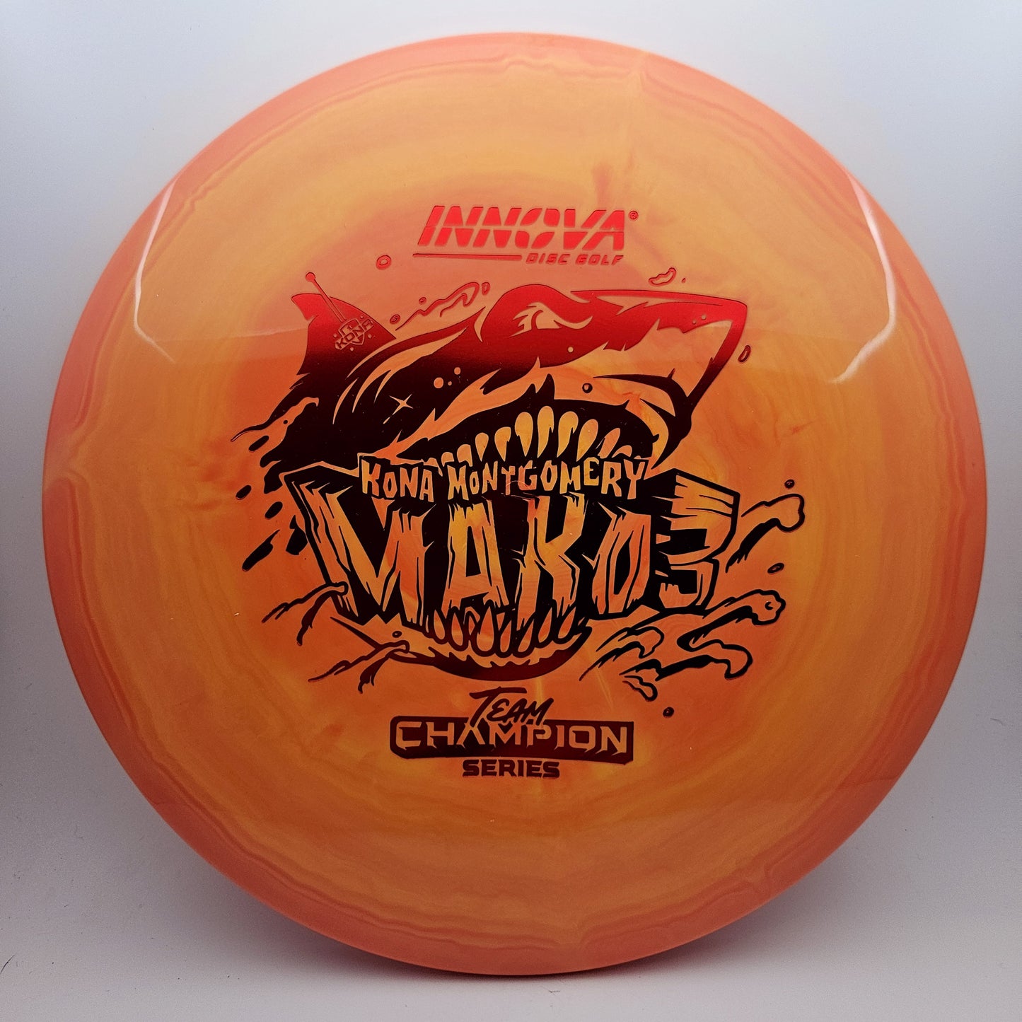 #10630 180g Orange, Red Foil, Kona Montgomery Team Series Star Mako3 - Kona Montgomery Team Series